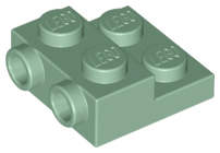 LEGO Plates (modified) - 2 x 2 x 2/3 with 2 side studs