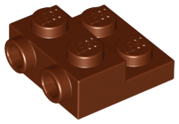 LEGO Plates (modified) - 2 x 2 x 2/3 with 2 side studs