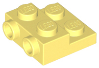 LEGO Plates (modified) - 2 x 2 x 2/3 with 2 side studs