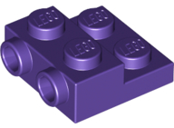 LEGO Plates (modified) - 2 x 2 x 2/3 with 2 side studs