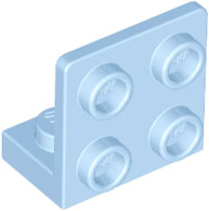 LEGO Plates (angle) - 1 x 2 to 2 x 2 (inverted)