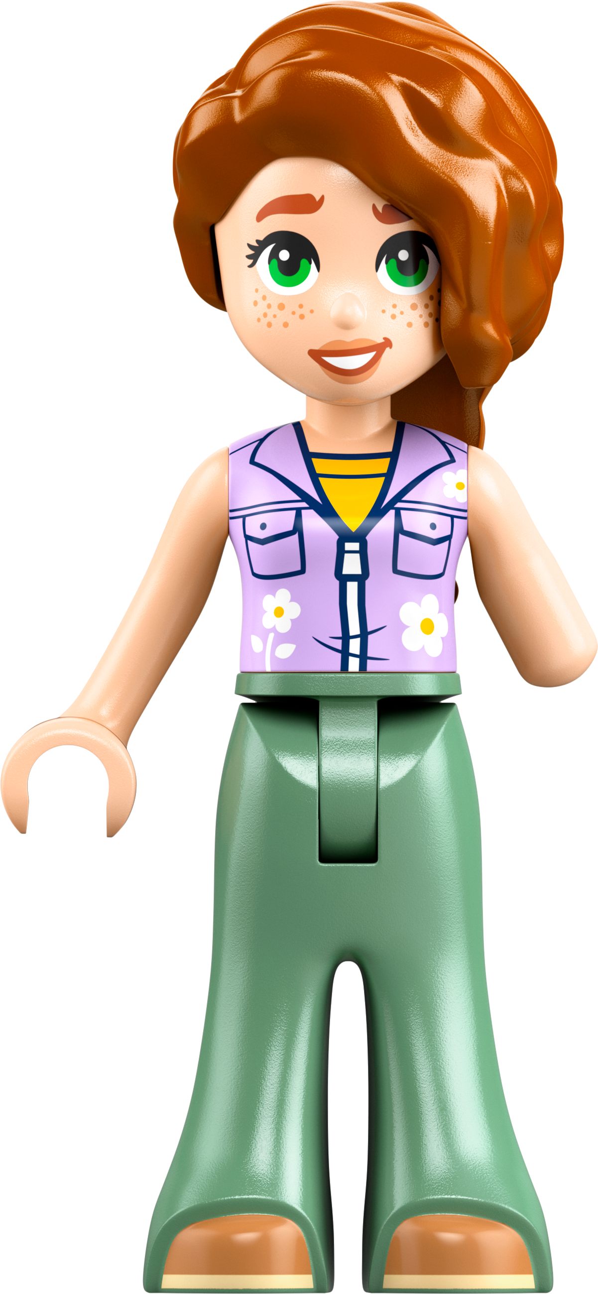 LEGO Minifigur Friends Autumn - Lavender Sleeveless Jacket with (frnd0777)