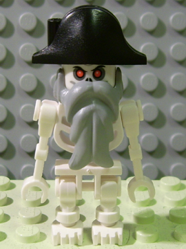 LEGO Minifigur Fantasy Era - Skeleton Ship Captain – Castle (cas346) – neu