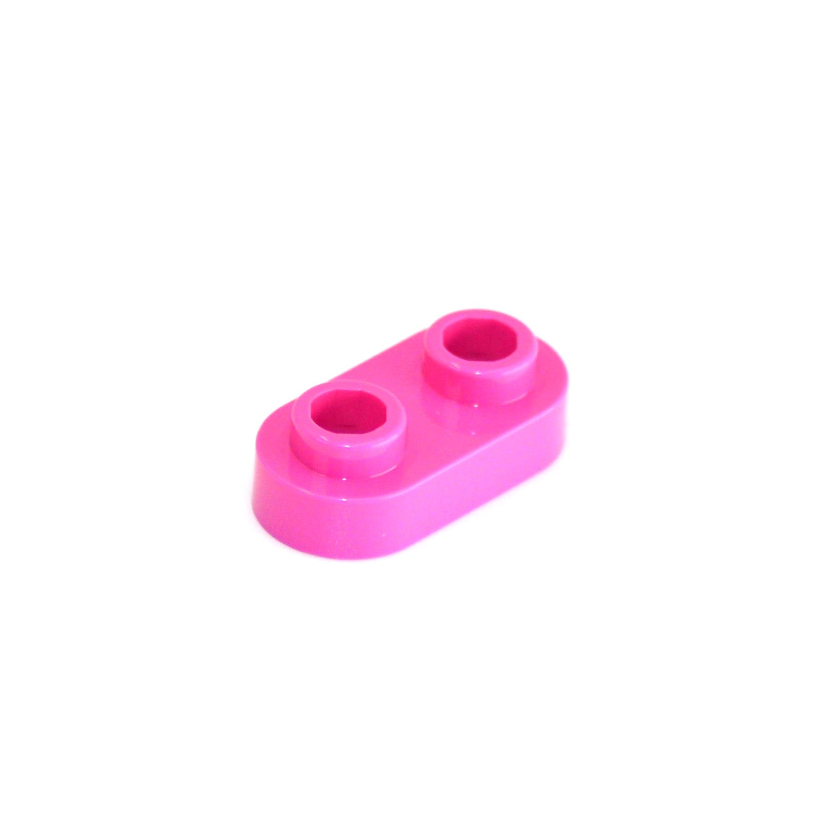 LEGO Platte modifiziert 1 x 2 abgerundet mit 2 offenen Noppen (35480)