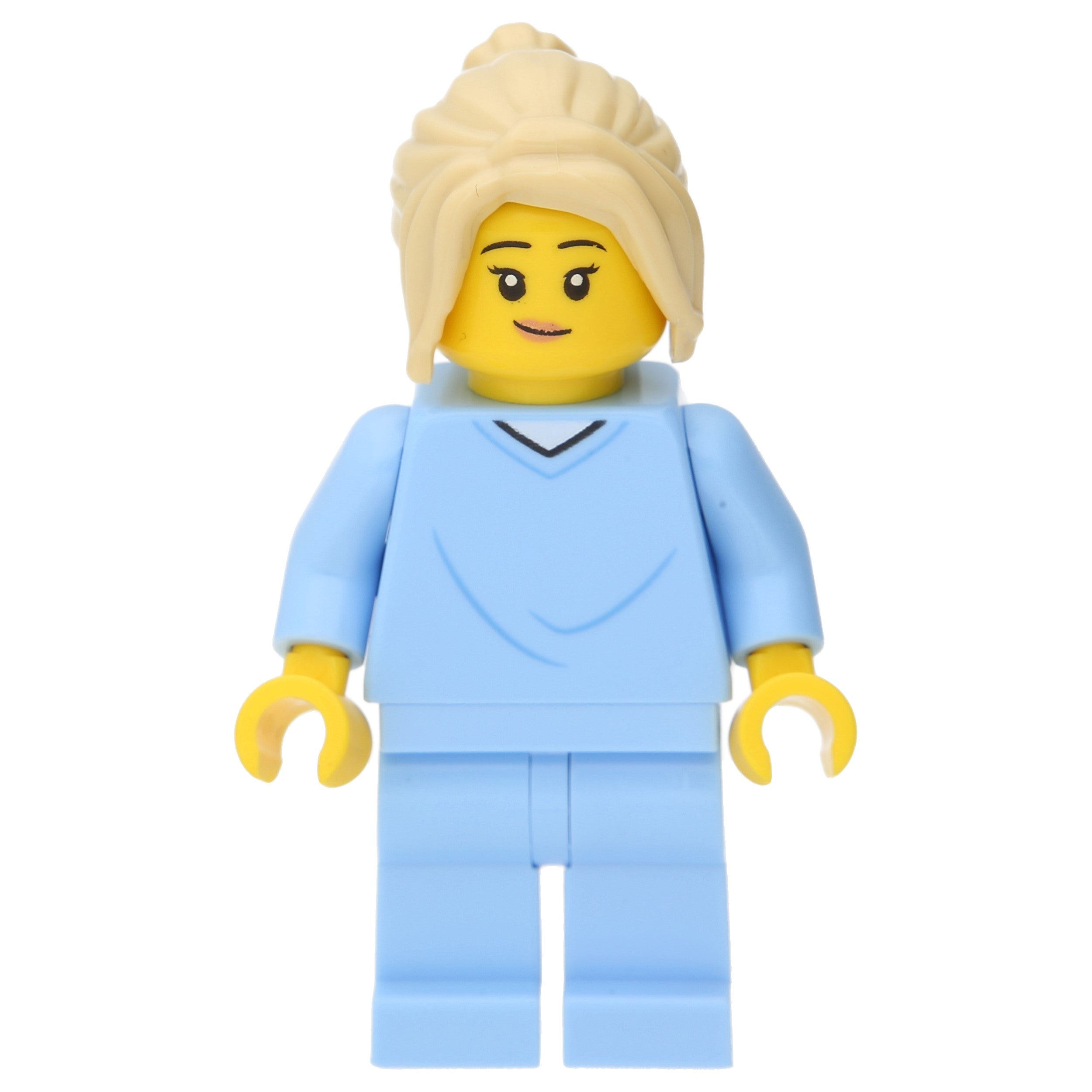 LEGO City Minifigure - Mother in Hospital Clothes (Tan hair)