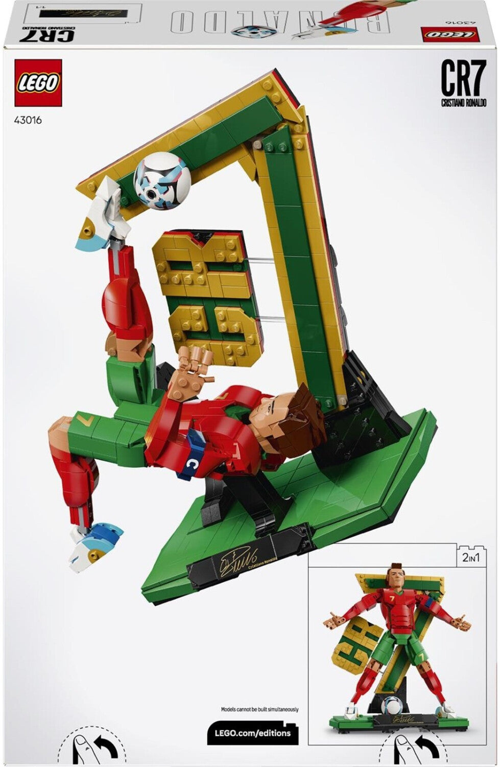 LEGO Sets - Cristiano Ronaldo - Soccer Legend 43016