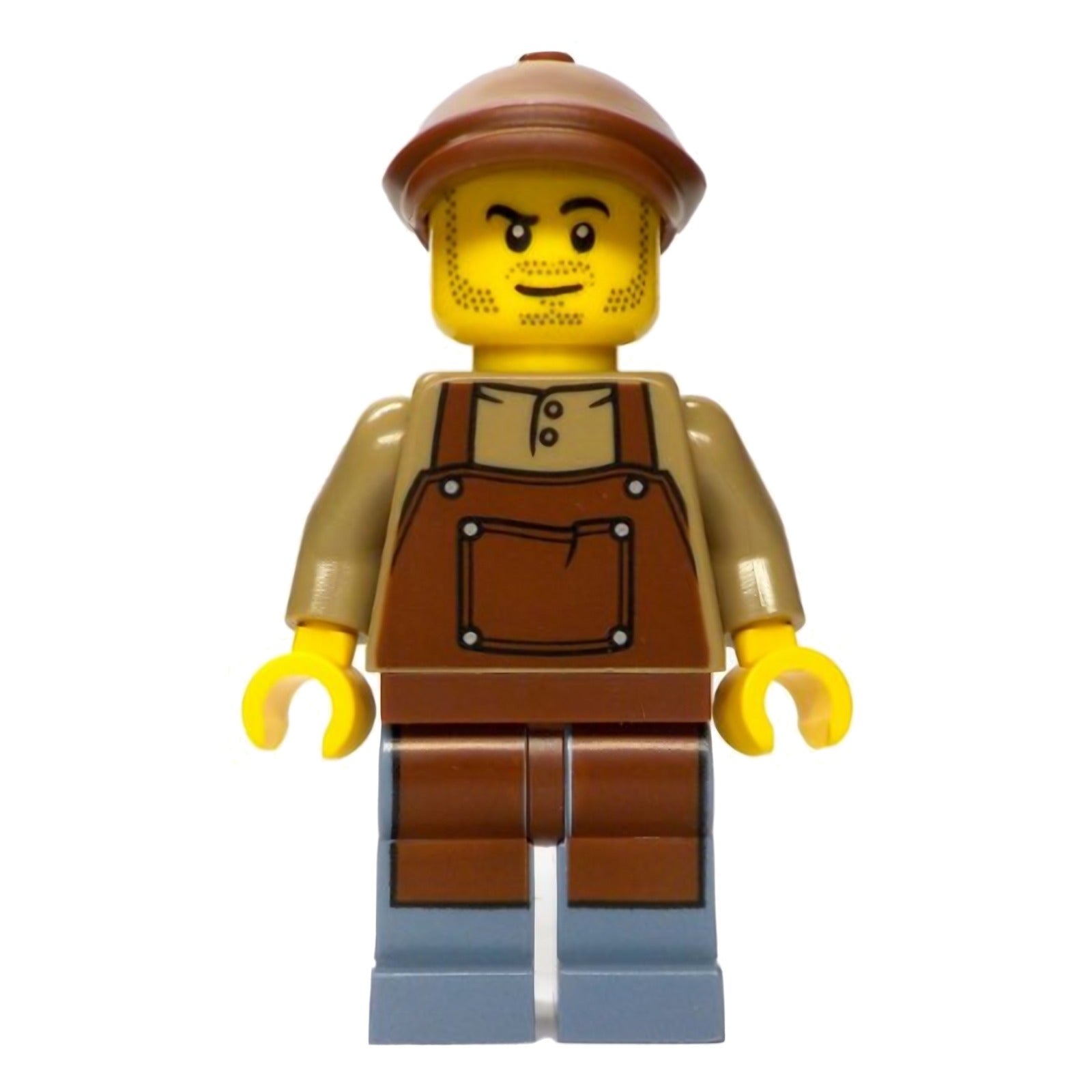 LEGO Minifigur Merchant Boat Mechanic - Male, Dark Tan Shirt with (bdp204)