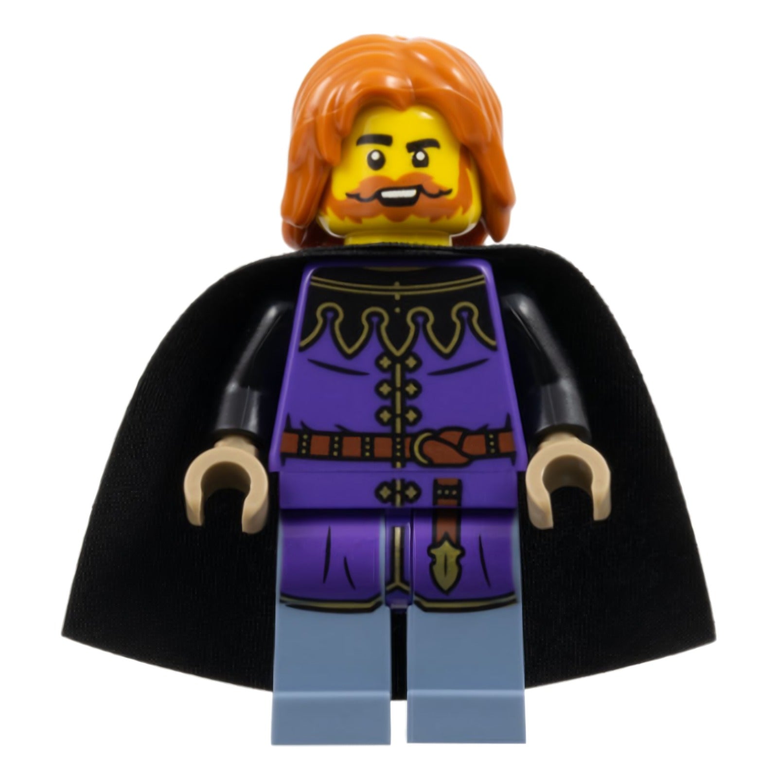 LEGO Minifigur Queen's Tax Collector - Dark Purple Surcoat, Sand Blue (cas588)