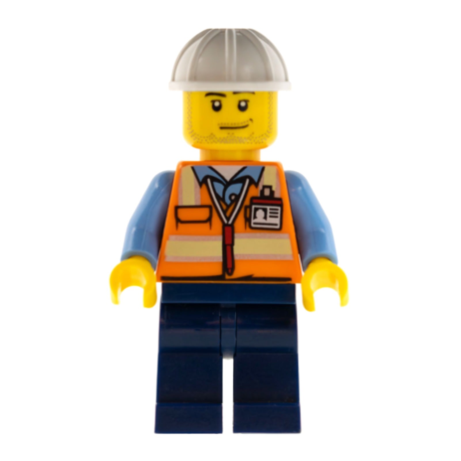 LEGO Minifigur Space Engineer, Male, Orange Vest, Dark Blue Legs (cty0557)