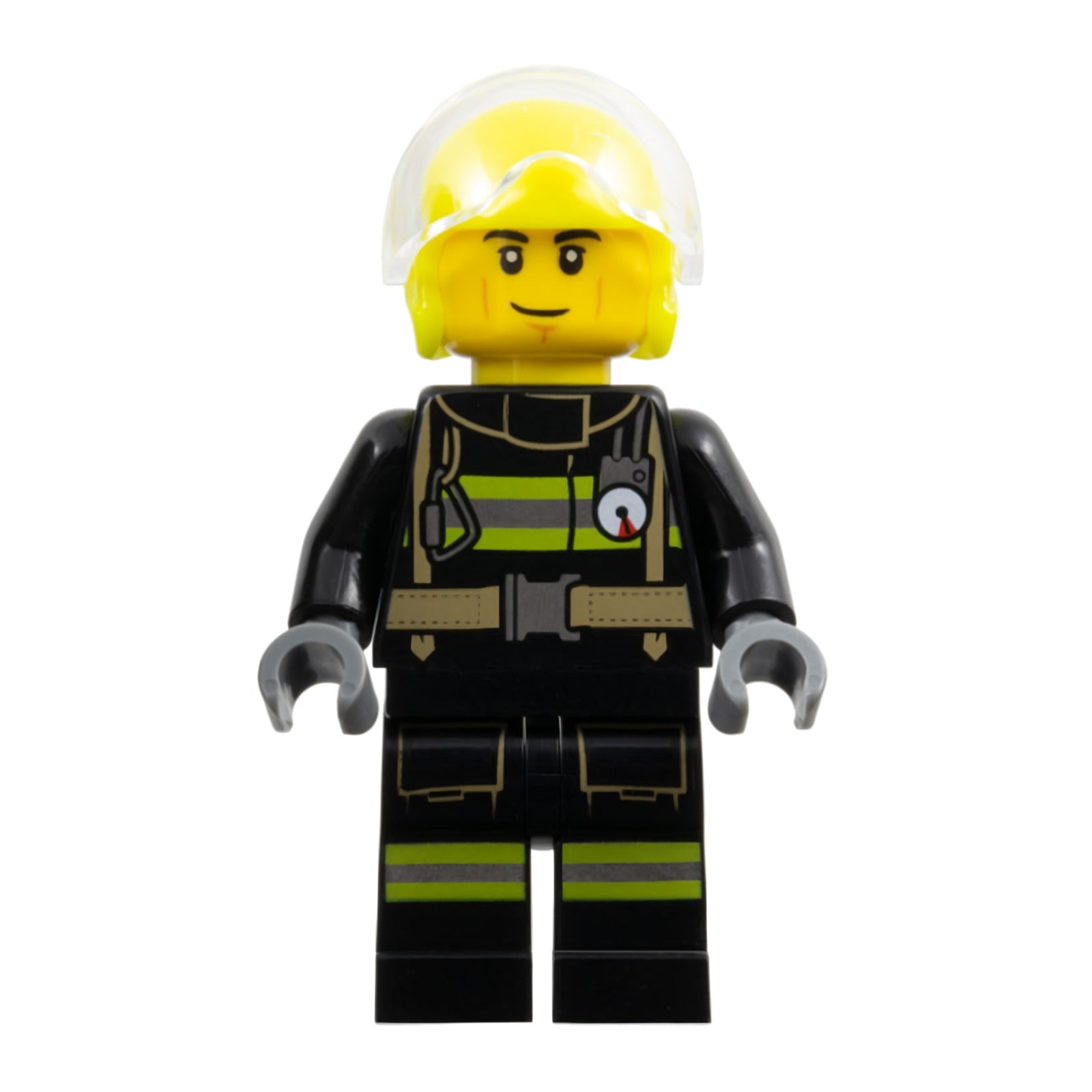 LEGO Minifigur Fire - Male, Helicopter Pilot, Black Jacket and Legs (cty1739)
