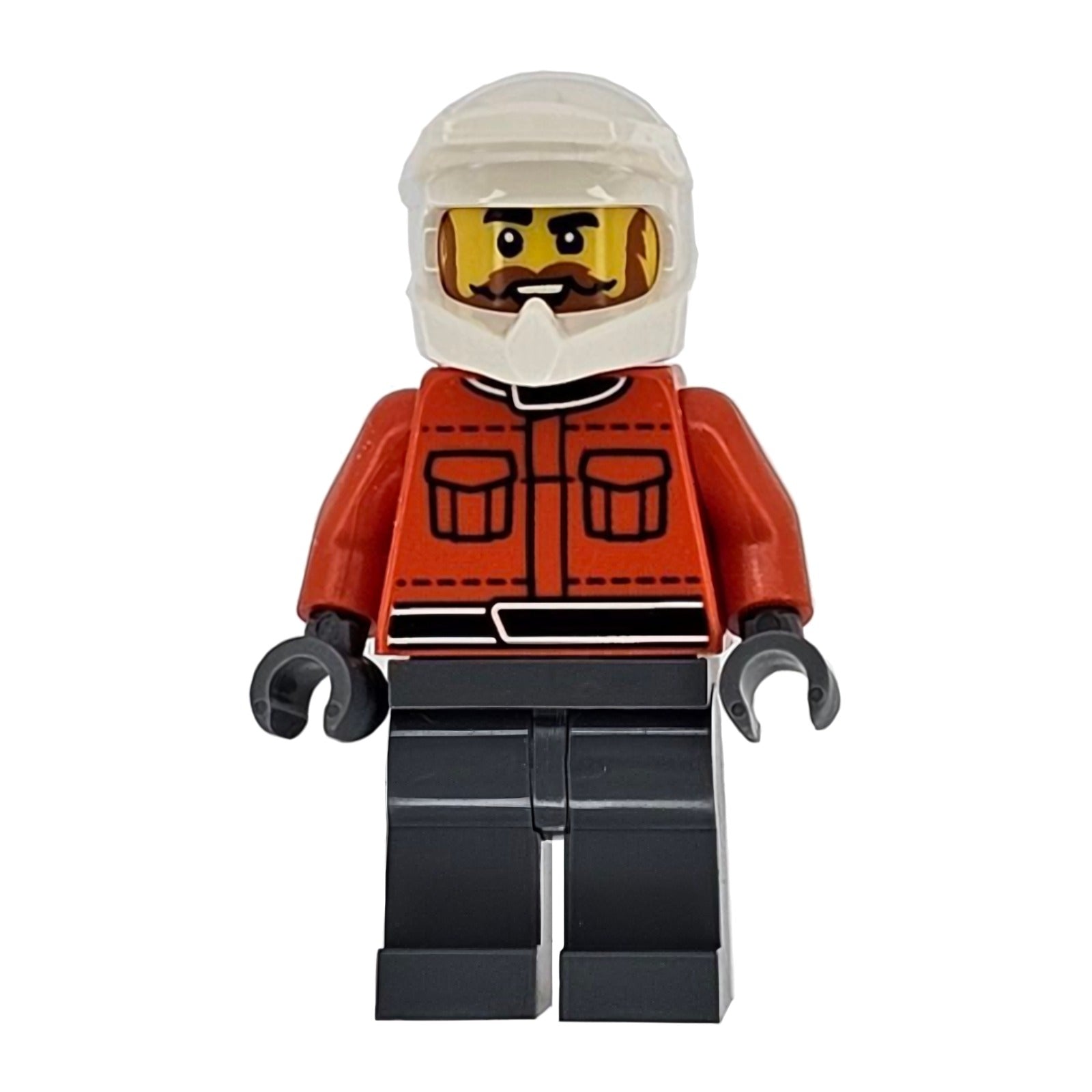 LEGO Minifigur Formula 1 Pit Crew Member - Male, Reddish Orange (cty1867)