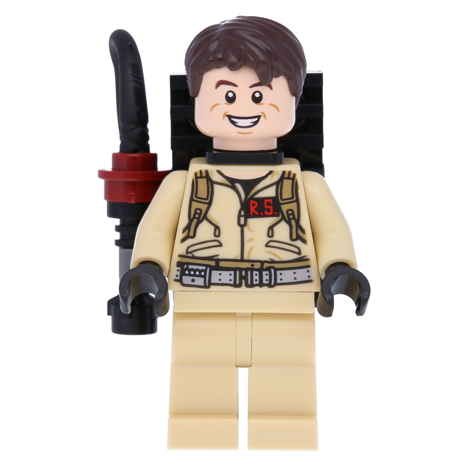 LEGO Minifigure - Dr. Raymond Stantz with proton emitter (Ghostbusters)