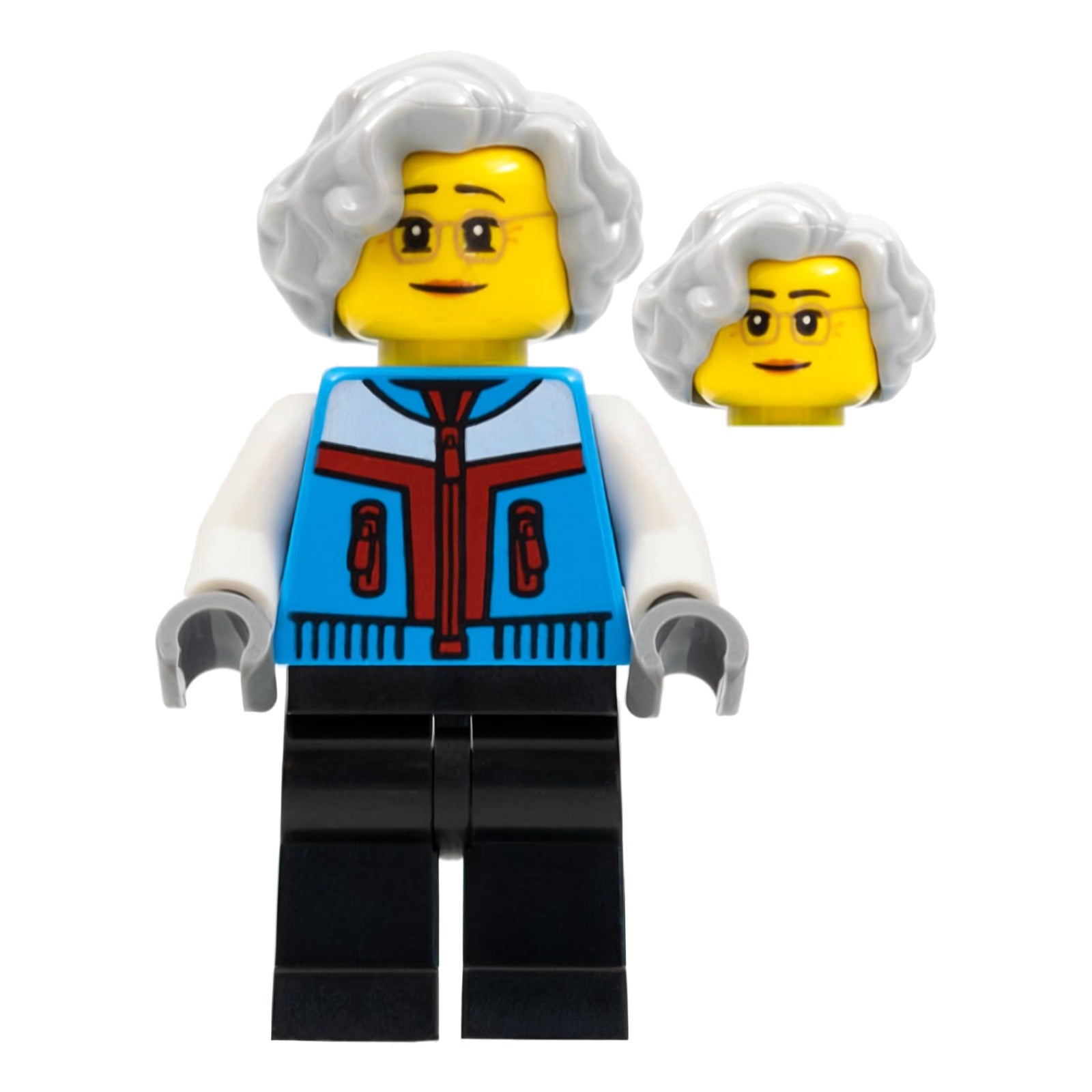 LEGO Minifigur Lunar New Year Ice Festival Participant - Female, Dark (hol280)