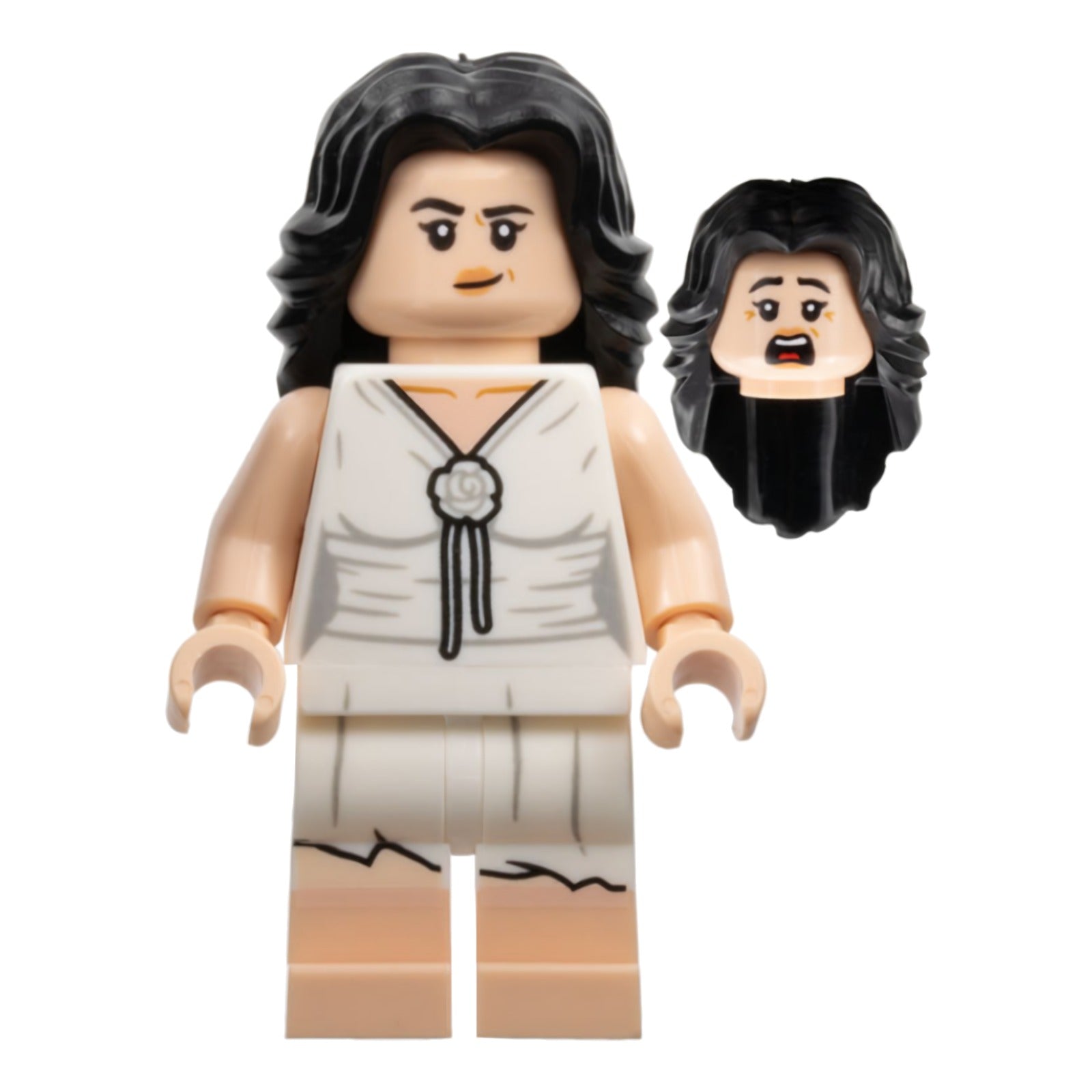 LEGO Minifigur Marion Ravenwood - White Tattered Dress (iaj050) – neu