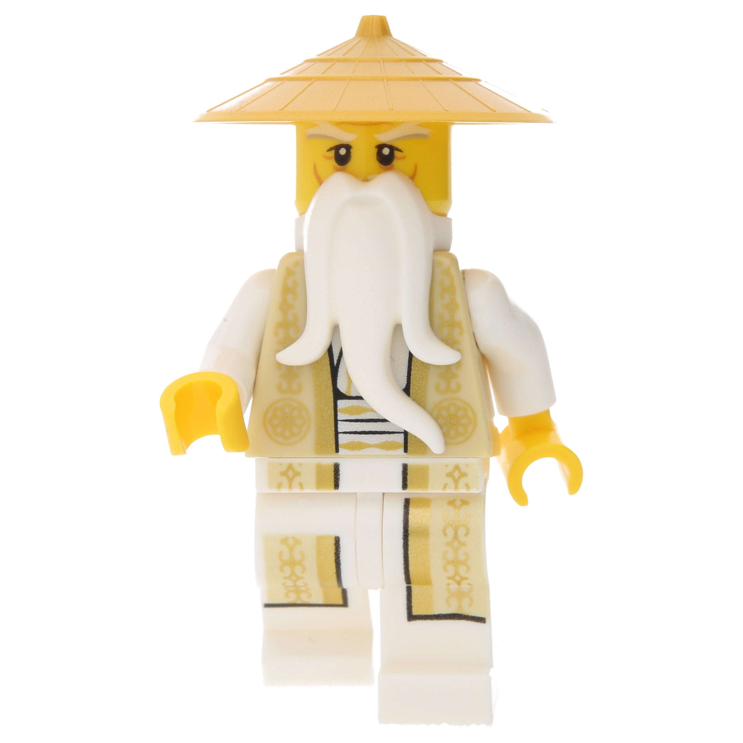LEGO Ninjago Minifigur - Sensei Wu (Gold/ Beige Robe)