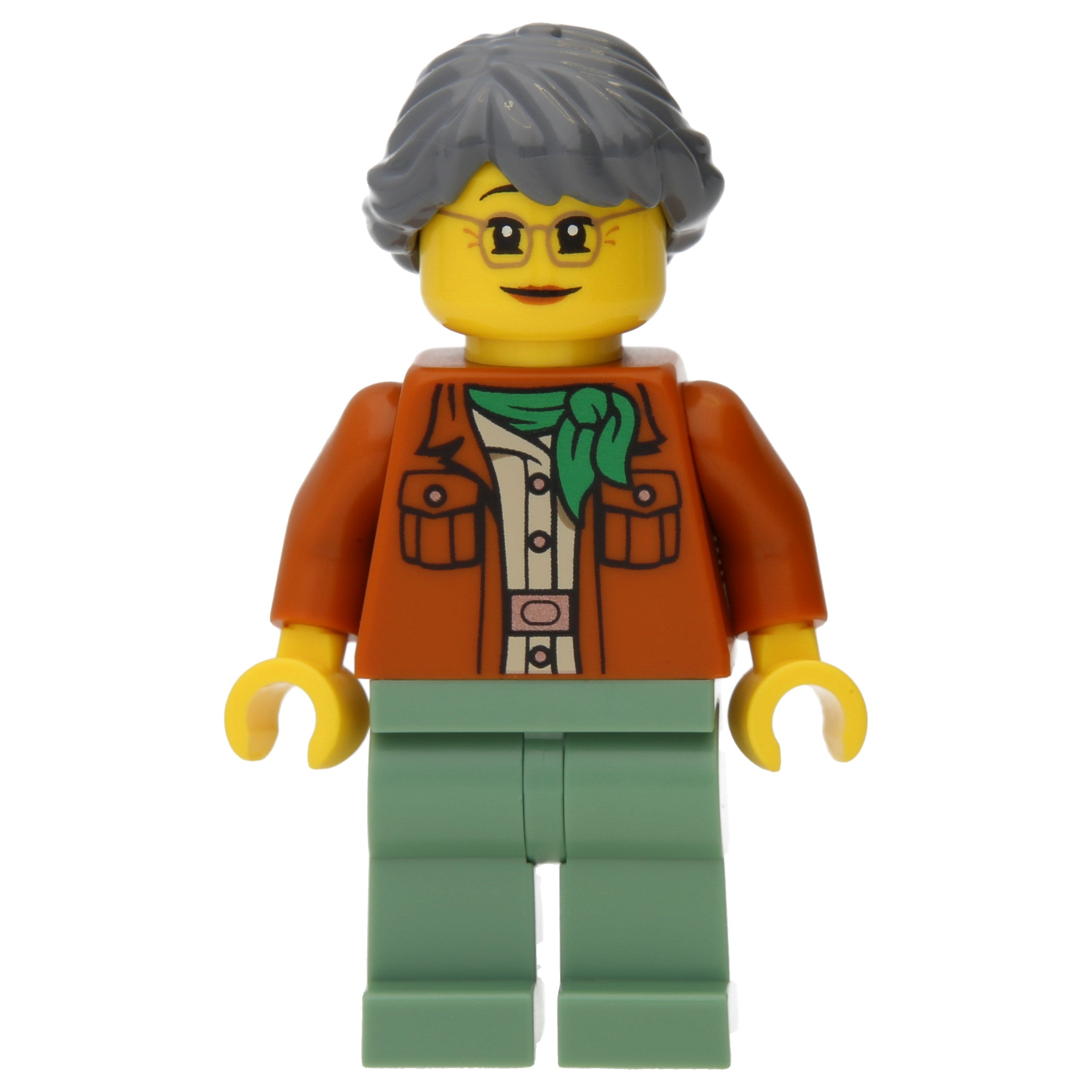 LEGO Minifigur Misako - Legacy, Dark Orange Jacket – Ninjago (njo0665) – neu