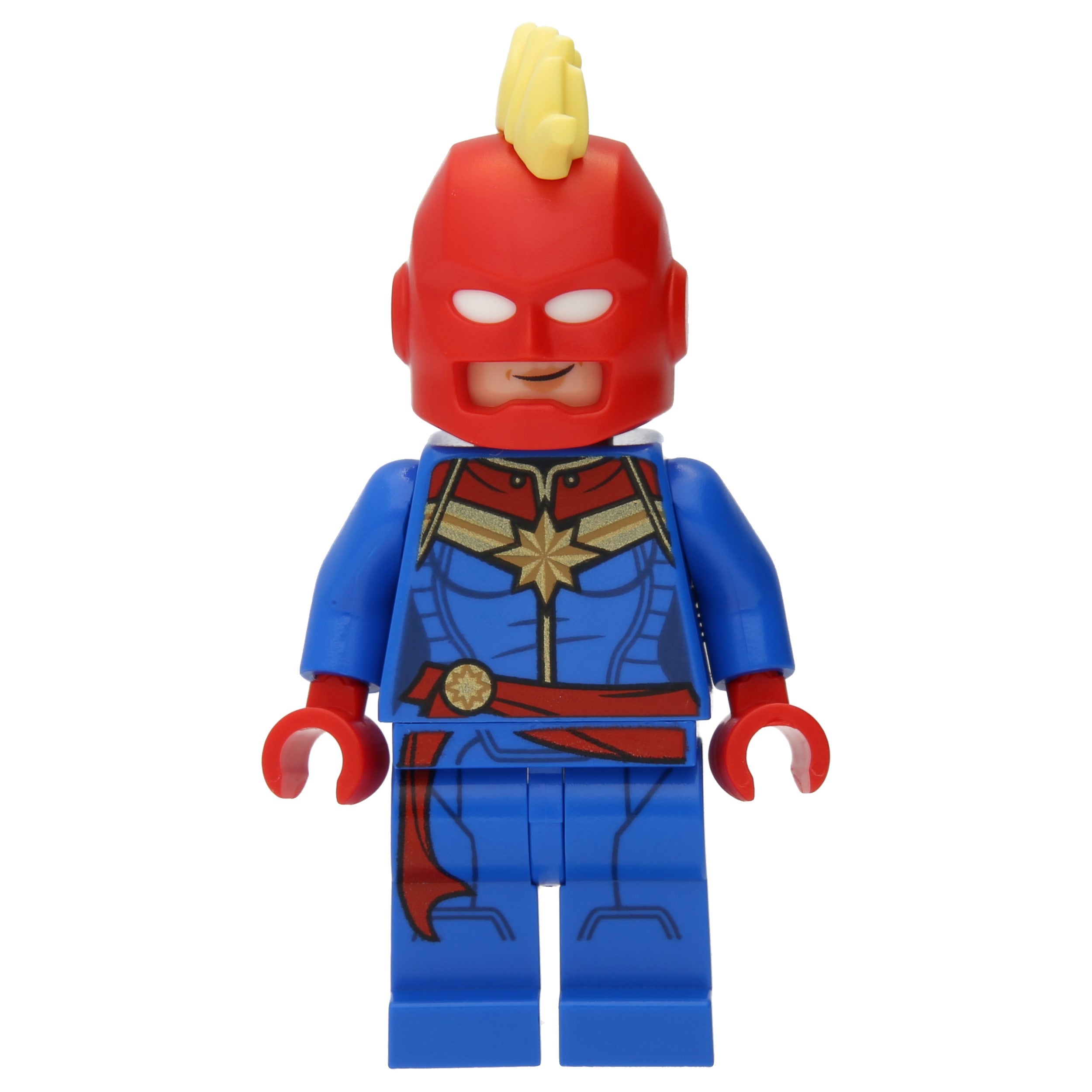 LEGO Superhelden Minifigur - Captain Marvel mit Helm