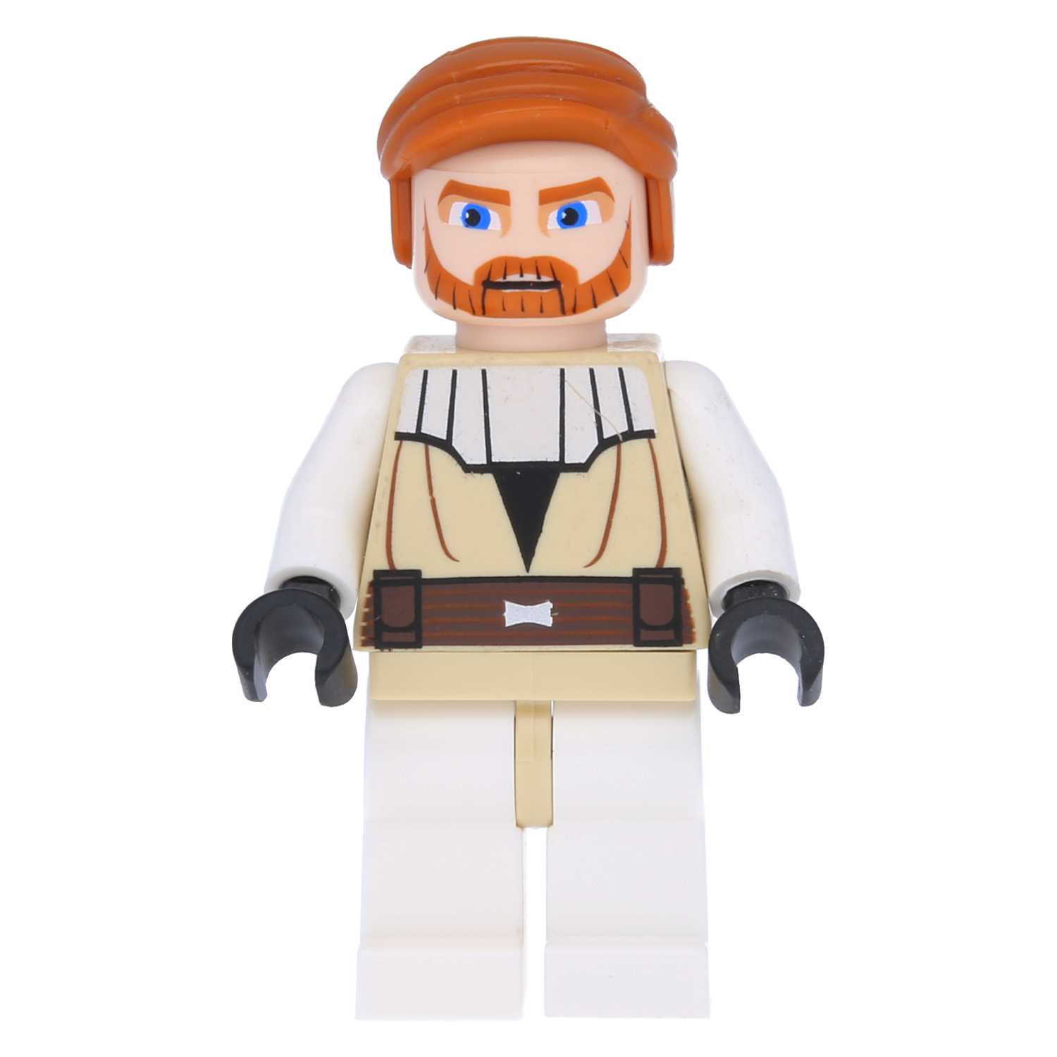 LEGO Star Wars Minifigur - Obi-Wan Kenobi mit blauem Lichtschwert (großäugiges Gesicht)
