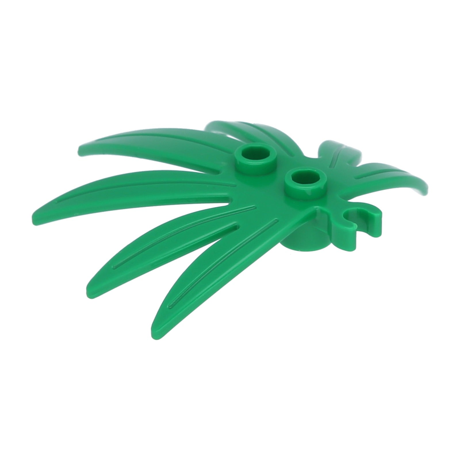 LEGO Pflanze Blätter 6 x 5 Schwertblatt mit Clip (dicker offener O-Clip) (10884)