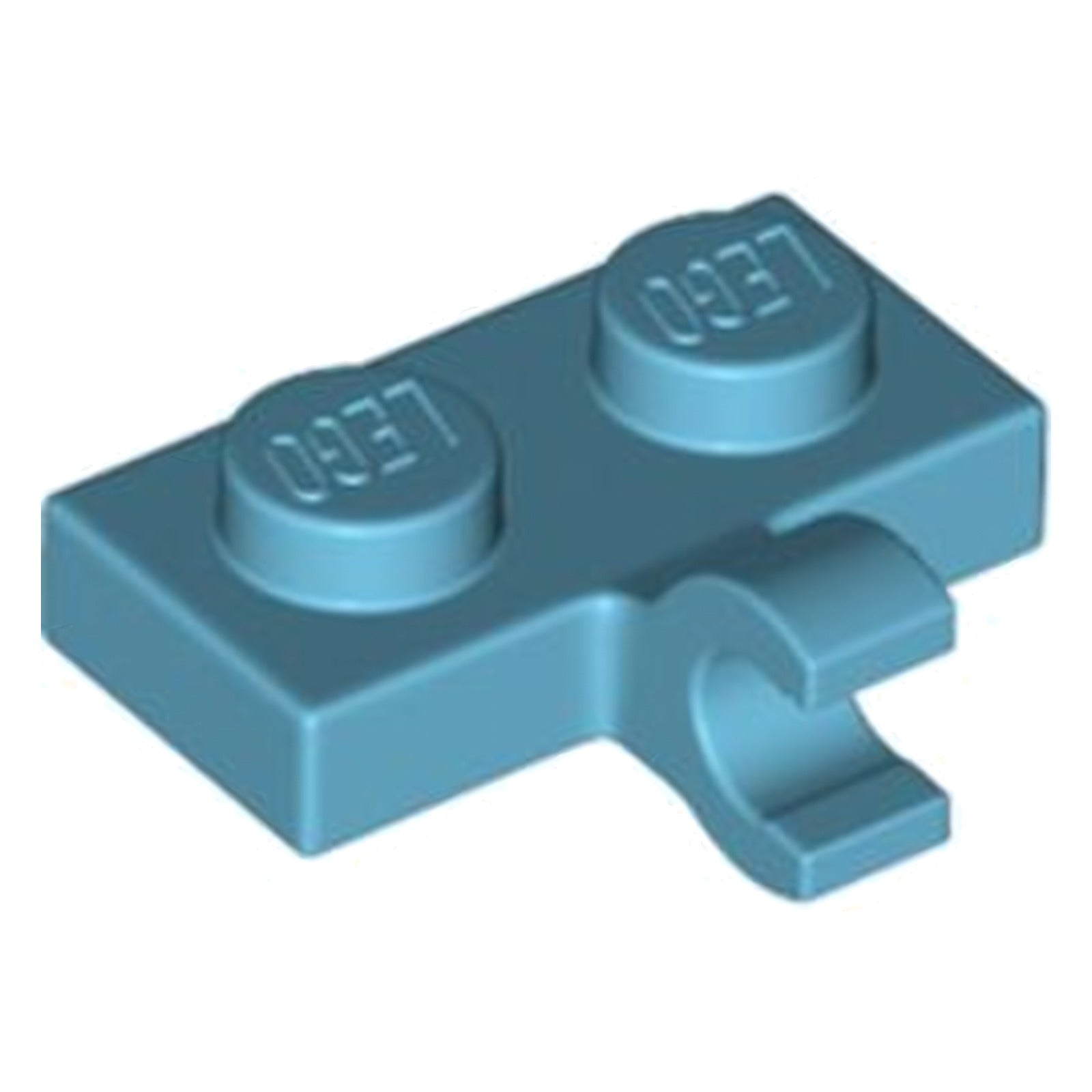LEGO Platte modifiziert 1 x 2 mit Clip Horizontal auf Seite (11476)