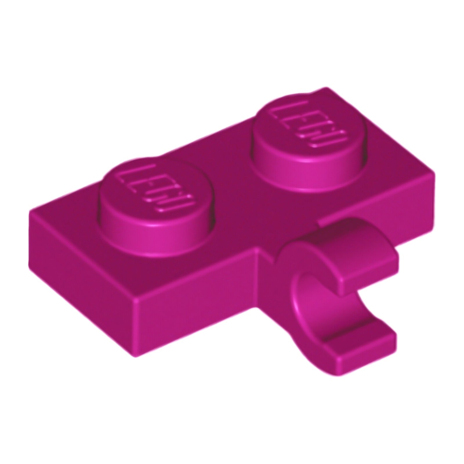 LEGO Platte modifiziert 1 x 2 mit Clip Horizontal auf Seite (11476)