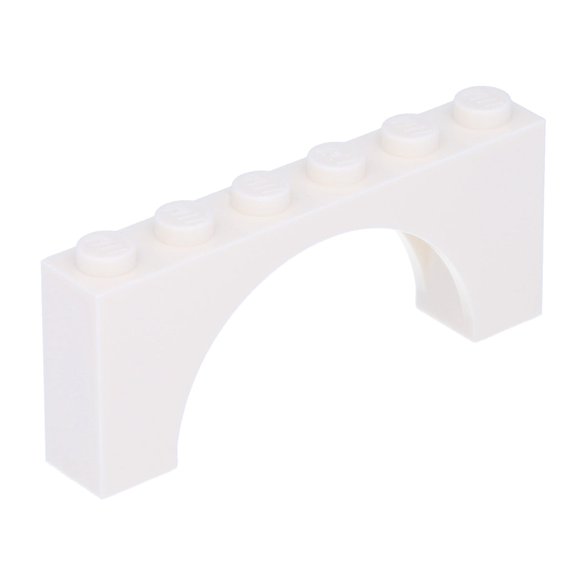 LEGO Bogensteine - 1 x 6 x 2 (mittlere Dicke oben)