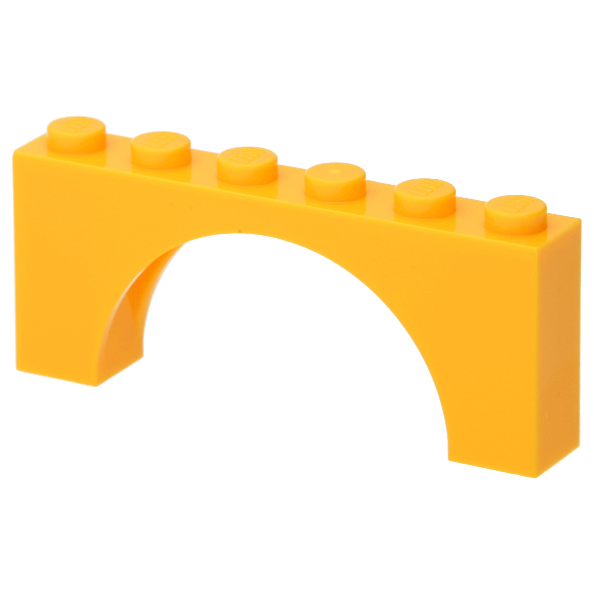 LEGO Arch Bricks - 1 x 6 x 2 (medium thickness at top)