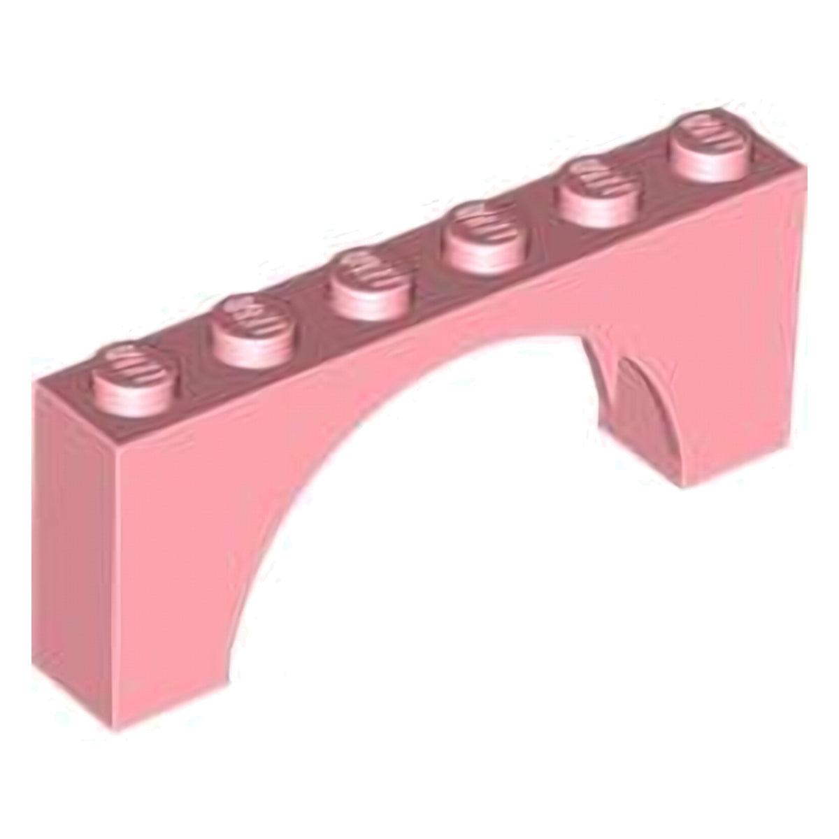 LEGO Bogensteine - 1 x 6 x 2 (mittlere Dicke oben)