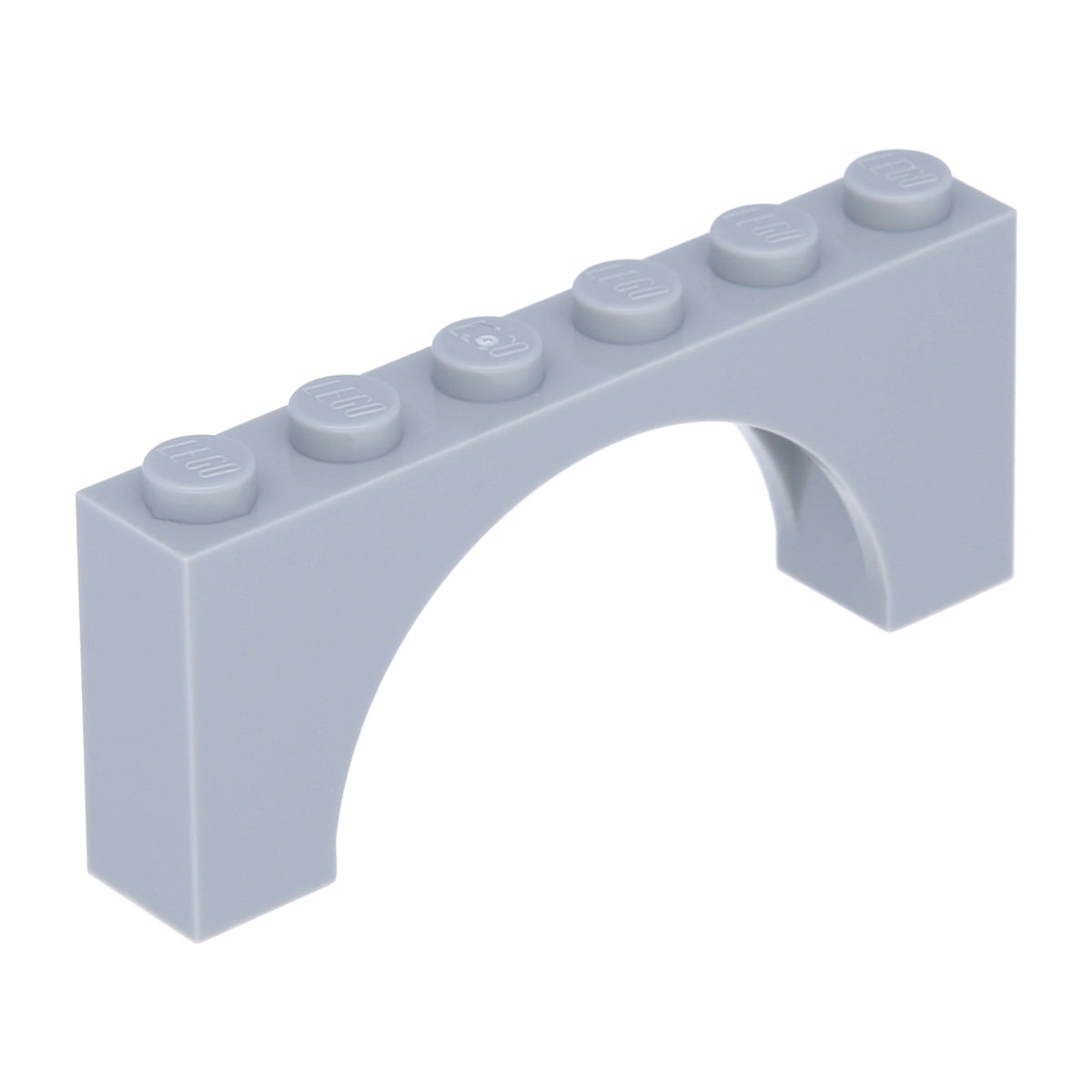 LEGO Bogensteine - 1 x 6 x 2 (mittlere Dicke oben)