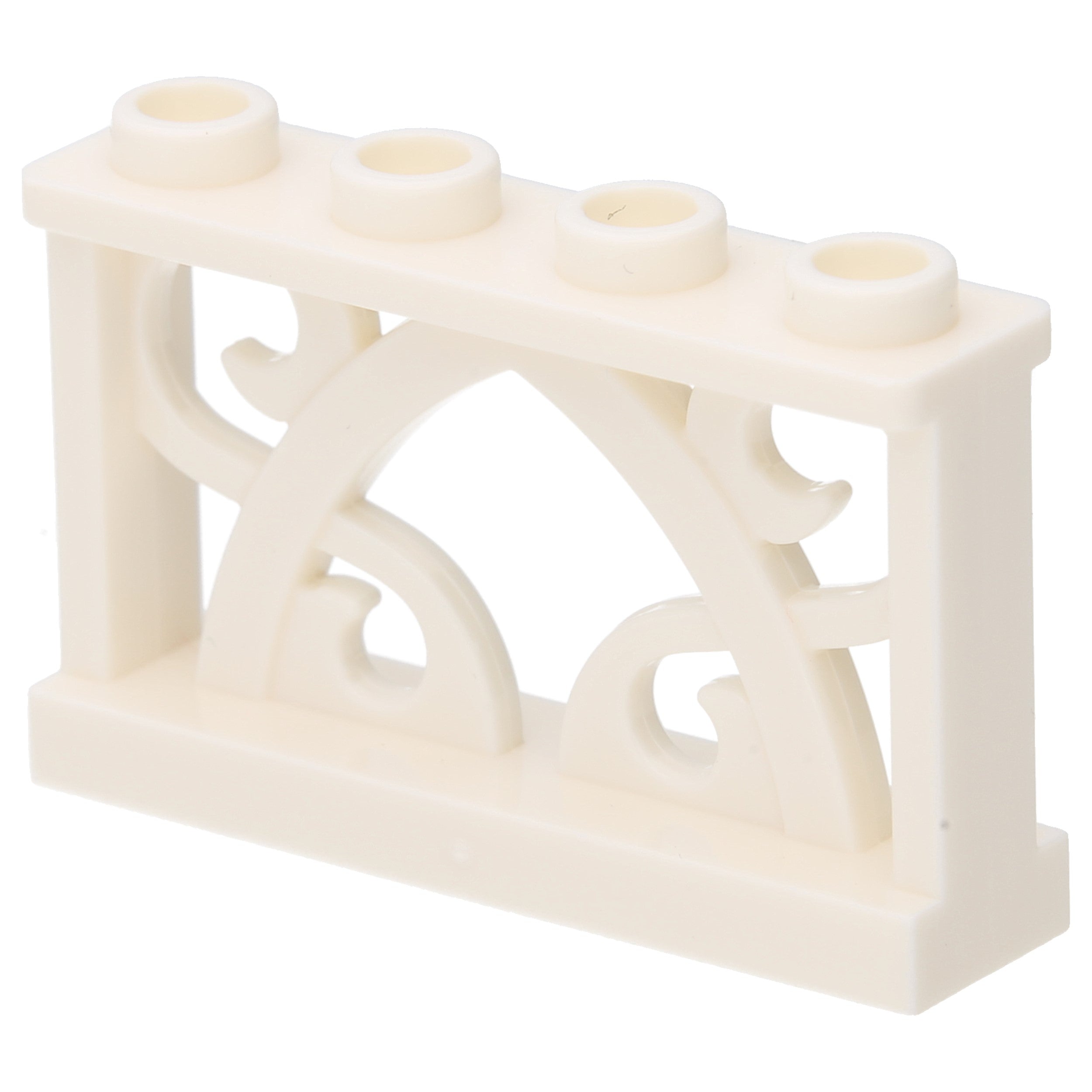 LEGO Fences – 1 x 4 x 2 with ornaments and 4 studs