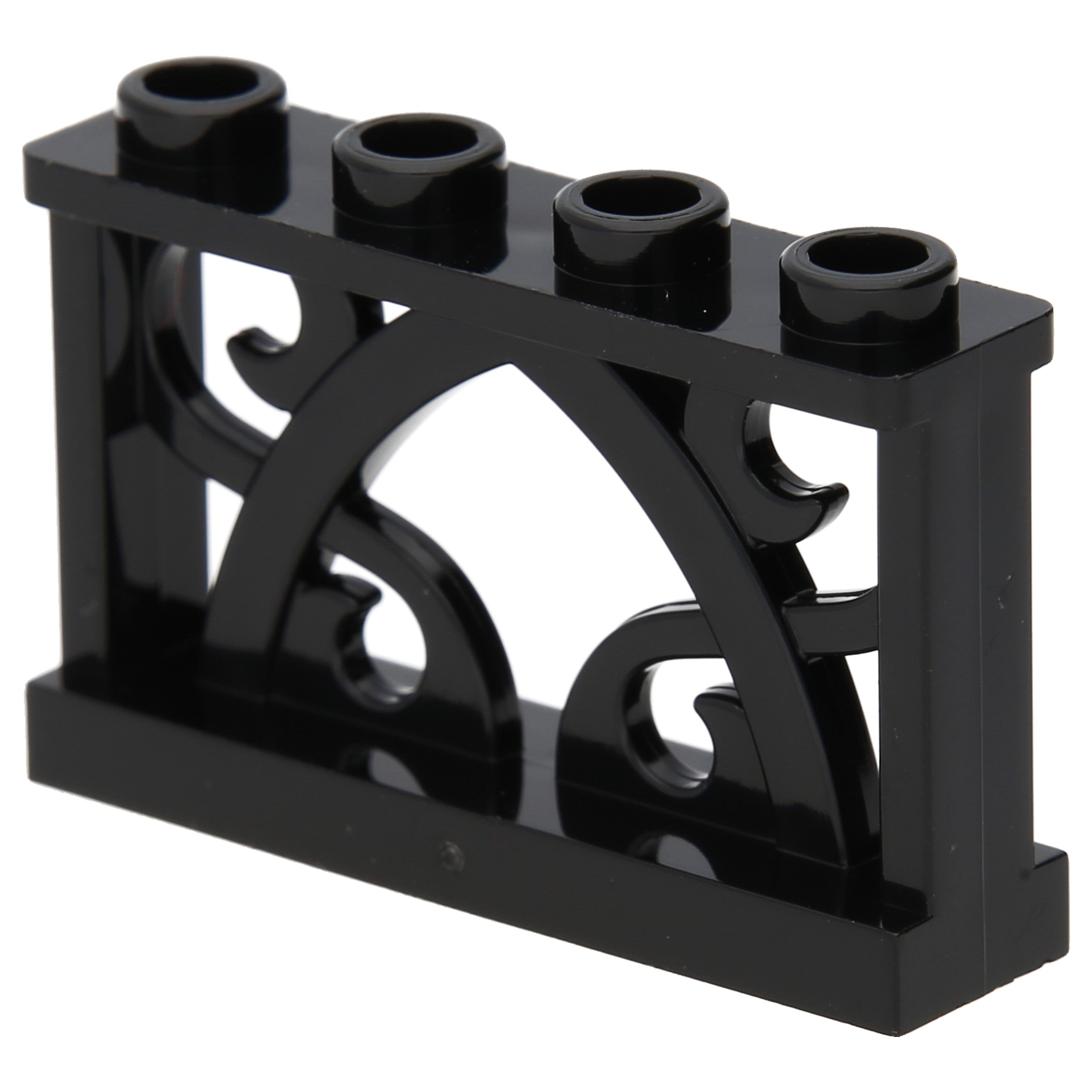 LEGO Fences – 1 x 4 x 2 with ornaments and 4 studs