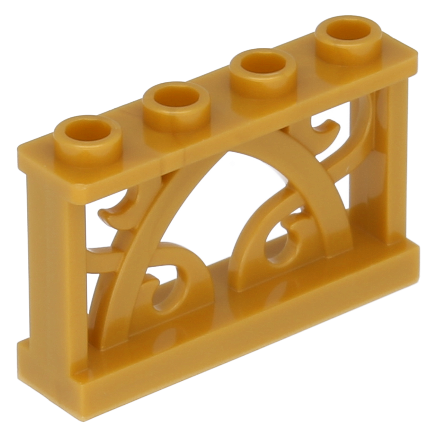 LEGO Fences – 1 x 4 x 2 with ornaments and 4 studs