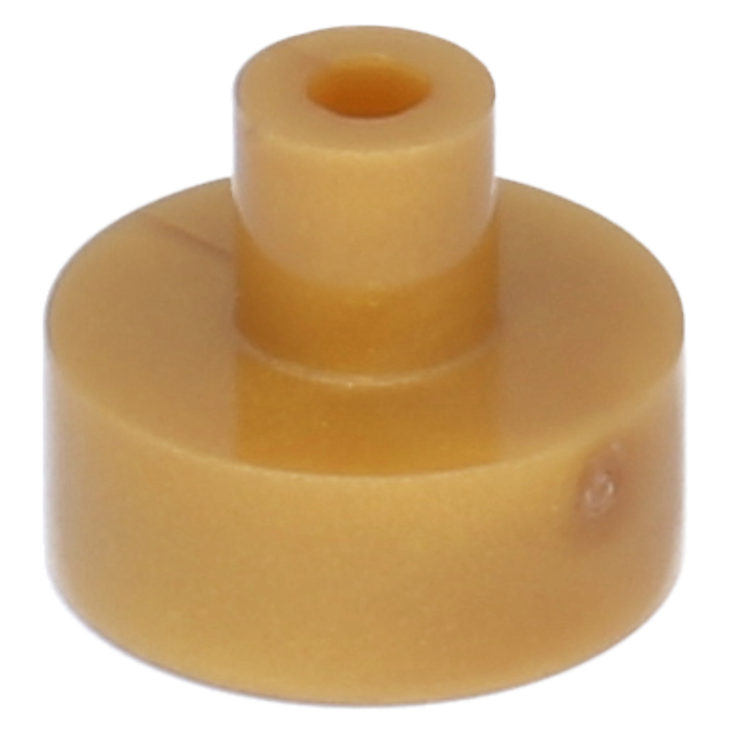 LEGO Tiles (modified) - 1 x 1 round with rod and pin holder
