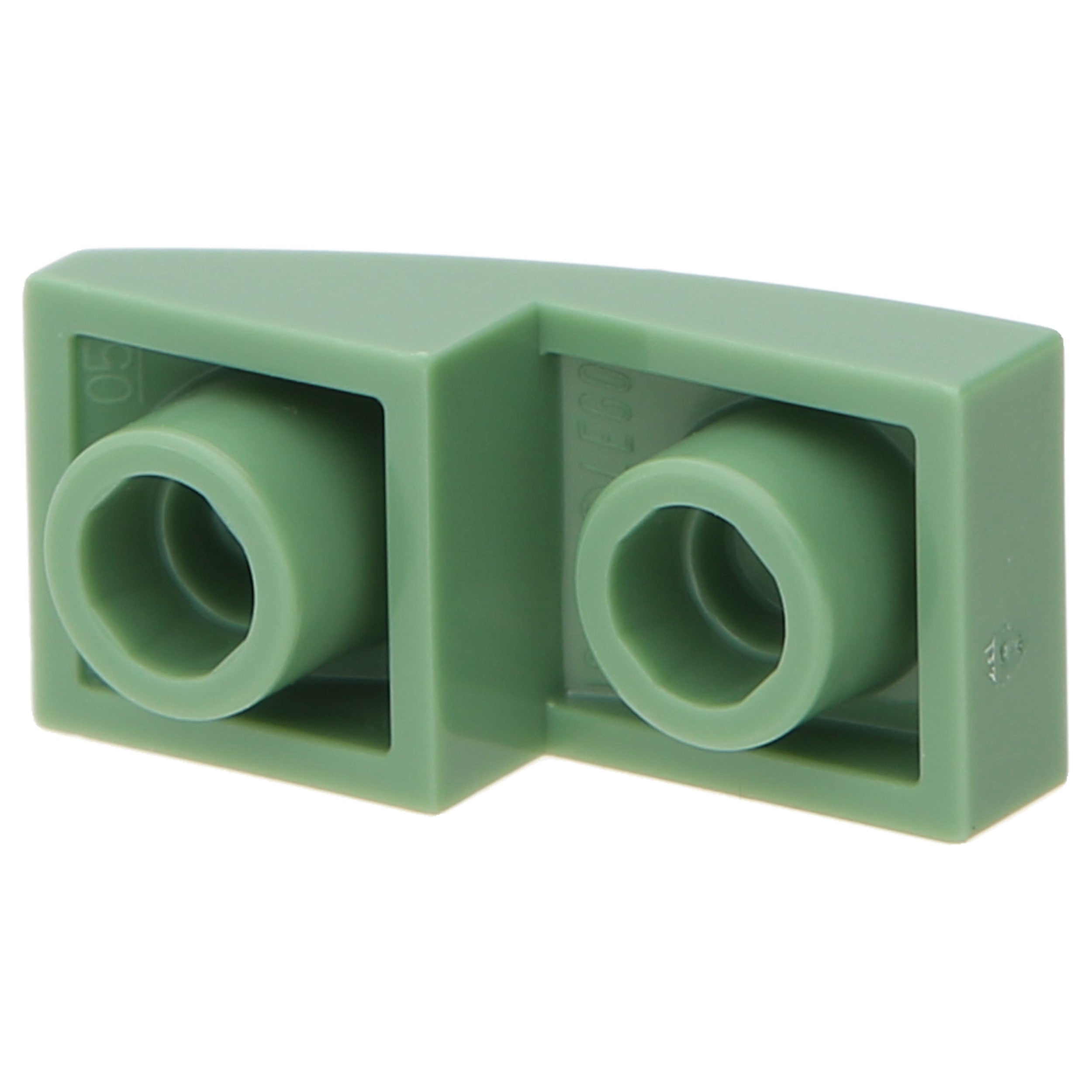 LEGO Slopes (modified) - 2 x 1 x 2/3 (inverted, curved)