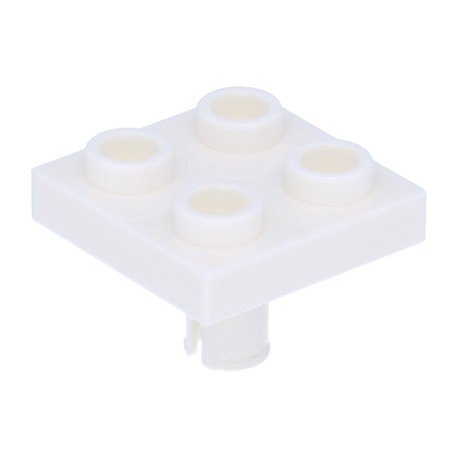 LEGO Platte modifiziert 2 x 2 mit Pin auf unten (2476) – Farbe wählbar