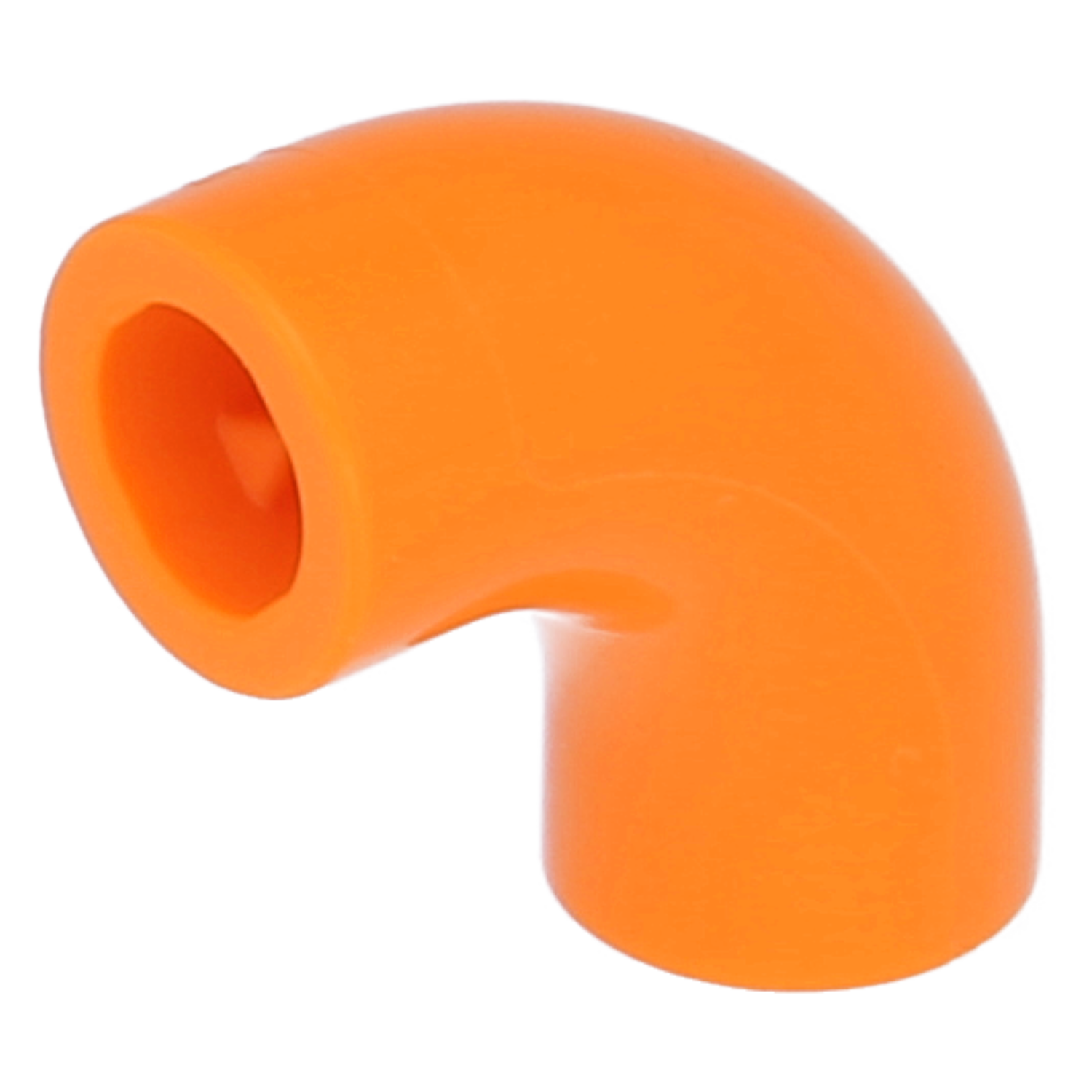 LEGO Steine (modifiziert) - 1 x 1 Makkaroniform ohne Noppen (90 Grad, Typ 2)