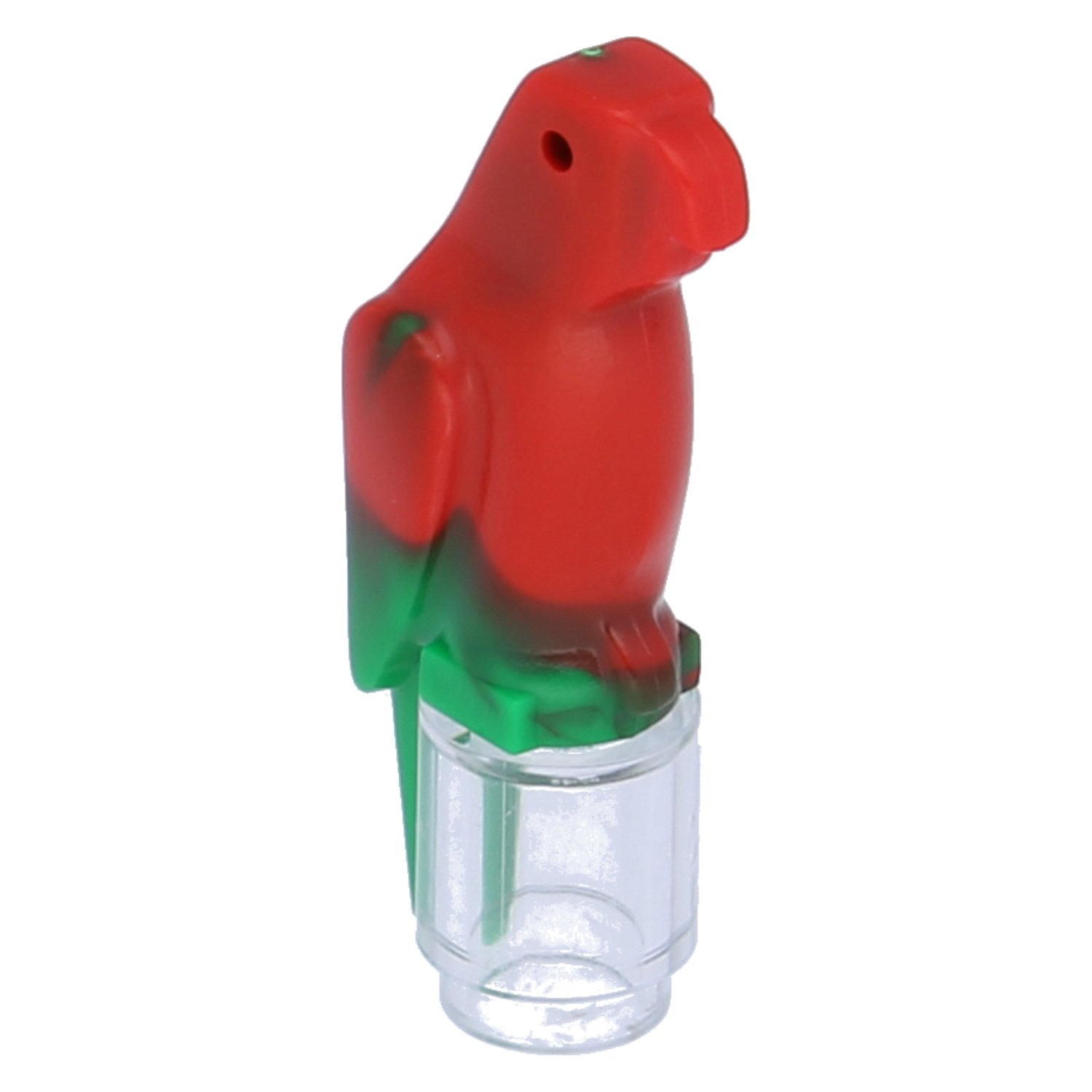 LEGO Birds - Parrot with small beak and red marbled pattern