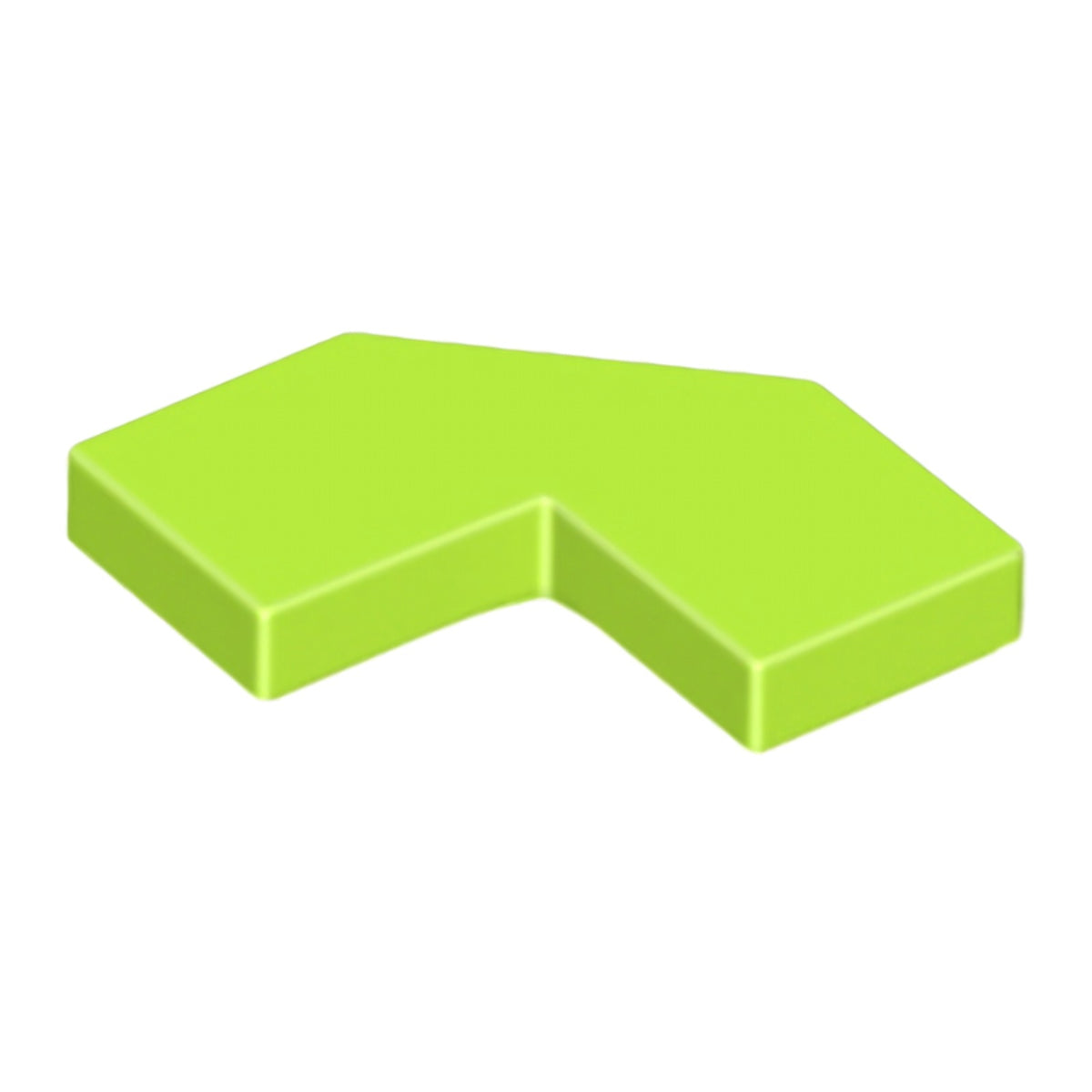 LEGO Tiles (modified) - Modified Facet 2 x 2 (with cutout)