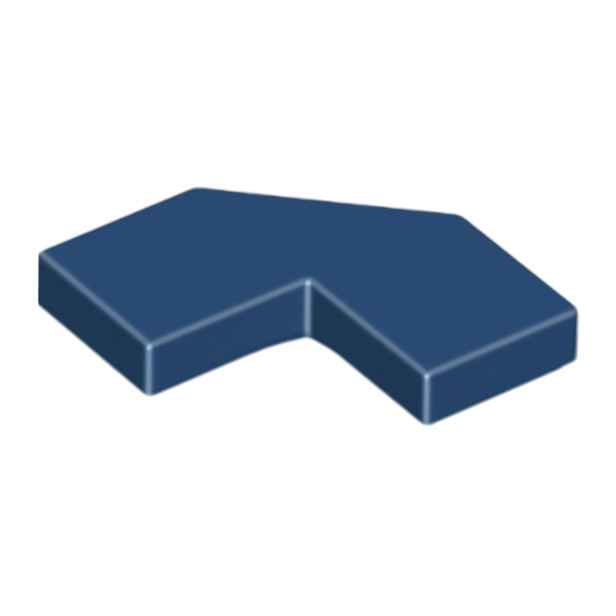 LEGO Tiles (modified) - Modified Facet 2 x 2 (with cutout)