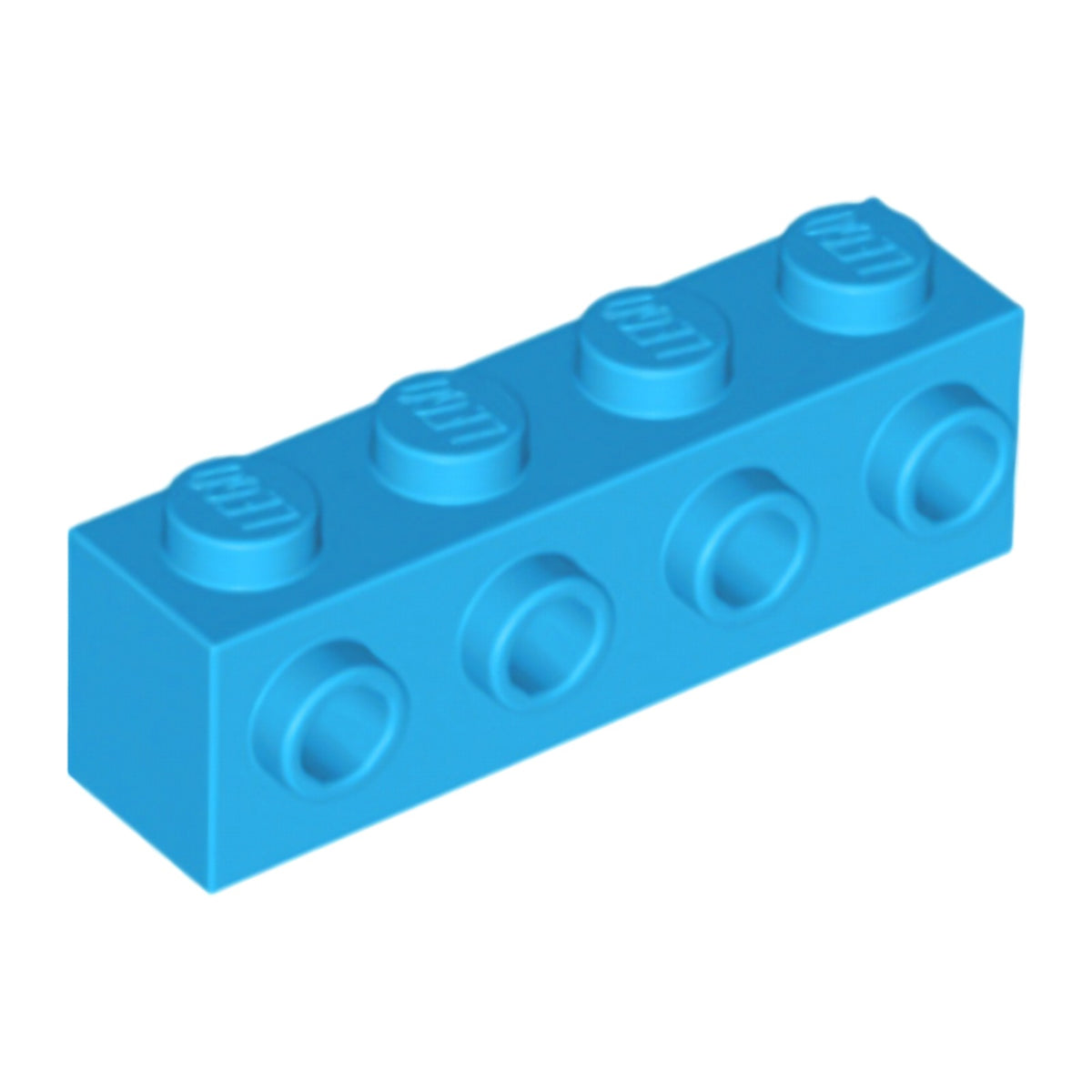 LEGO  Steine (modifiziert) - 1 x 4 mit  Noppen an der Seite