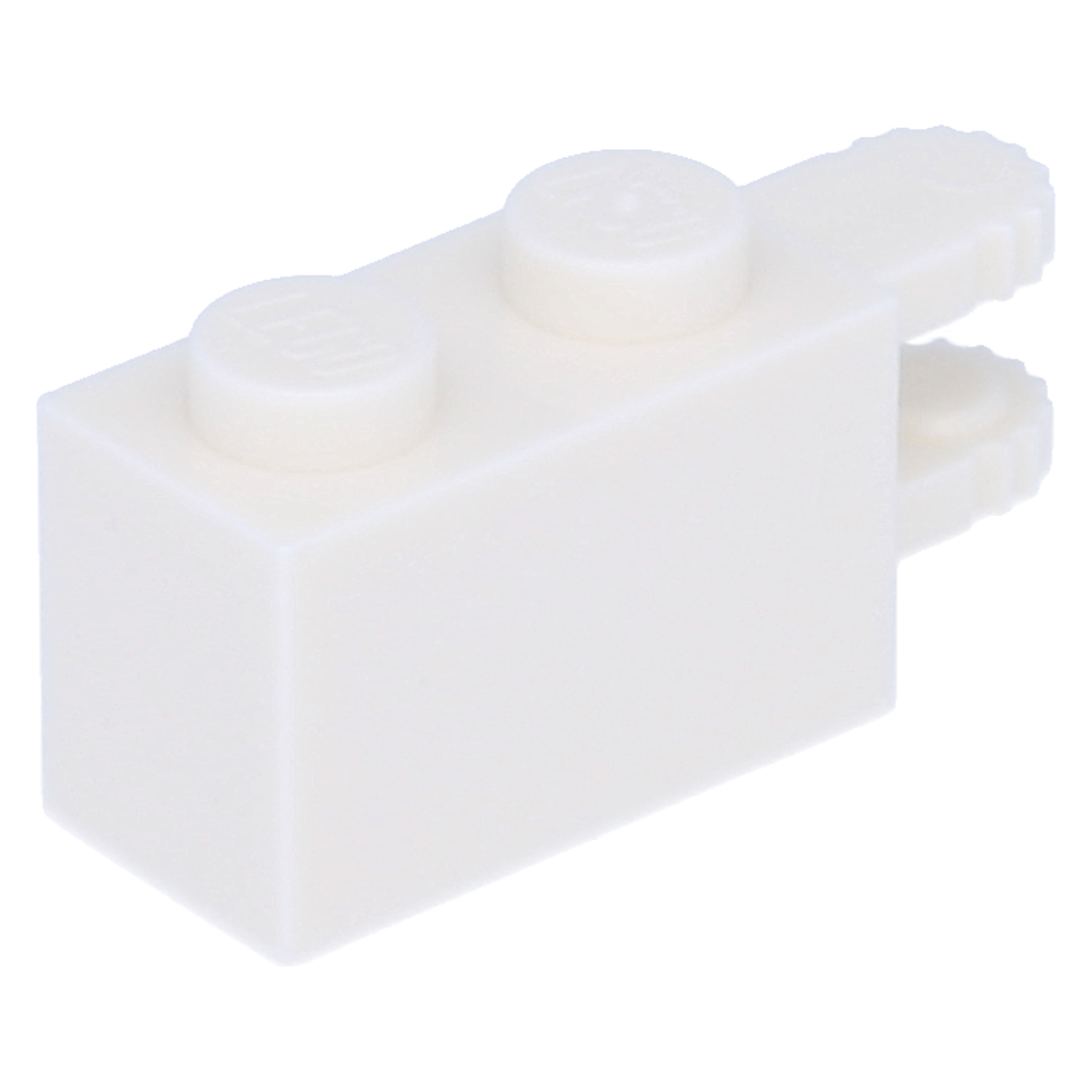 LEGO hinges (Bricks) - 1 x 2 lock with 2 horizontal fingers and 9 teeth