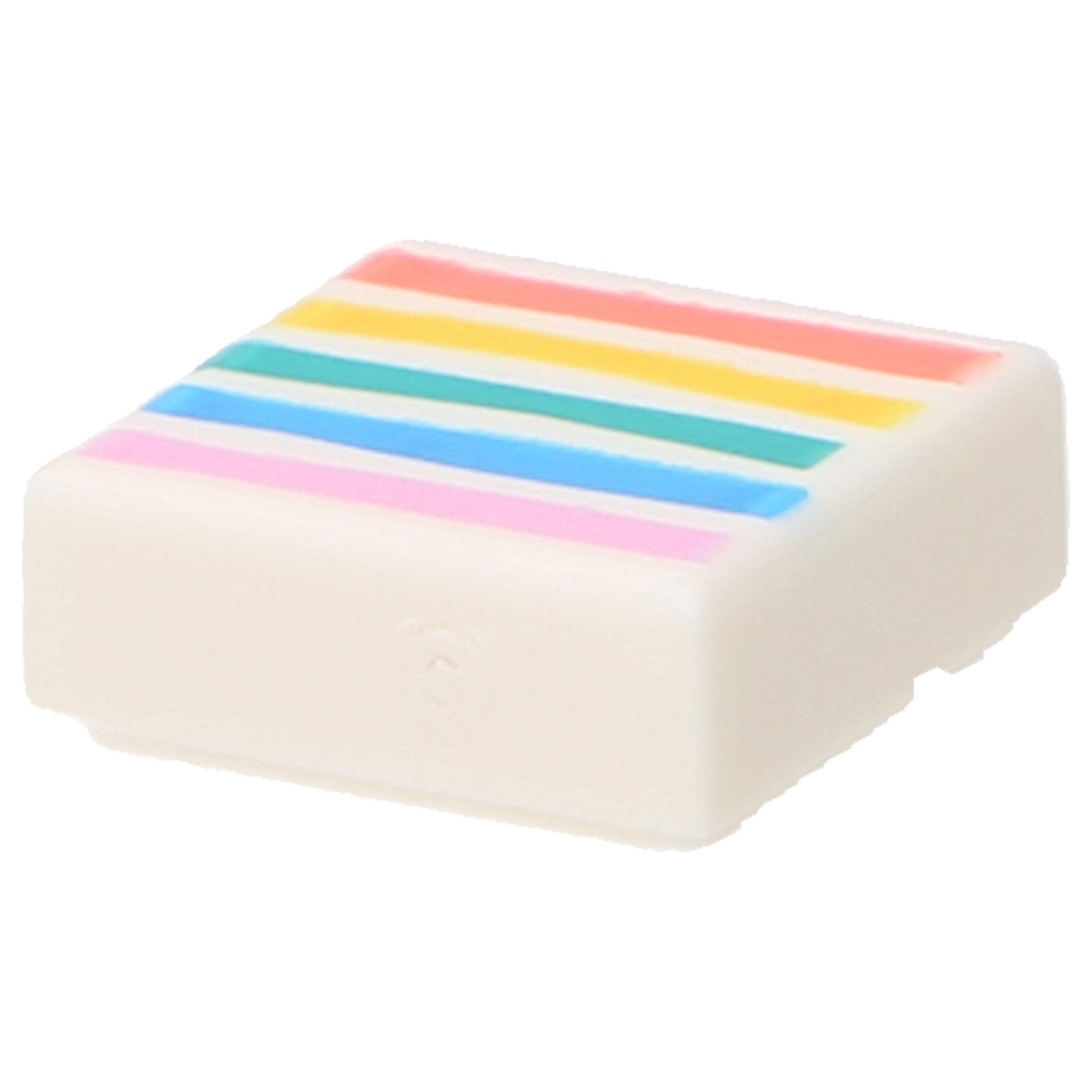 LEGO Tiles (printed) - 1 x 1 with groove and "rainbow" print
