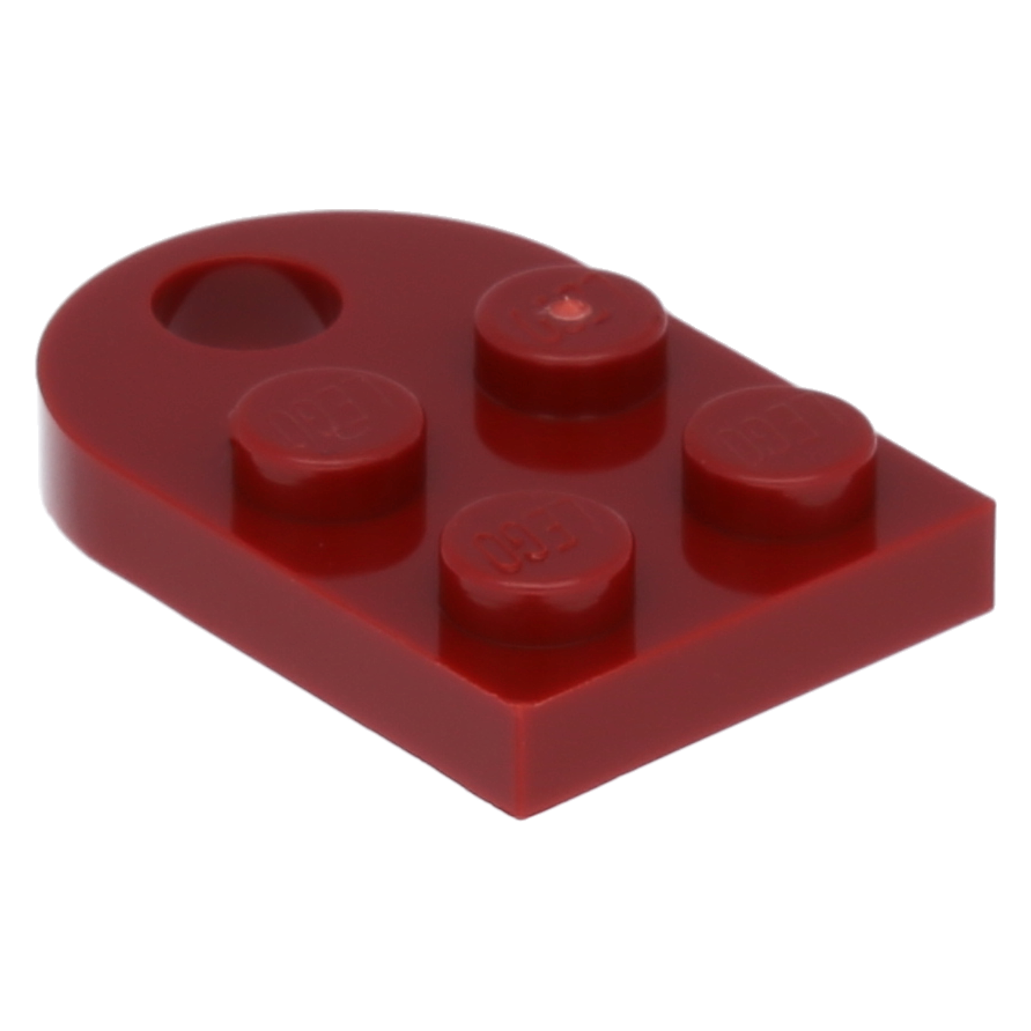LEGO Plates (modified) - 2 x 3 rounded and one hole
