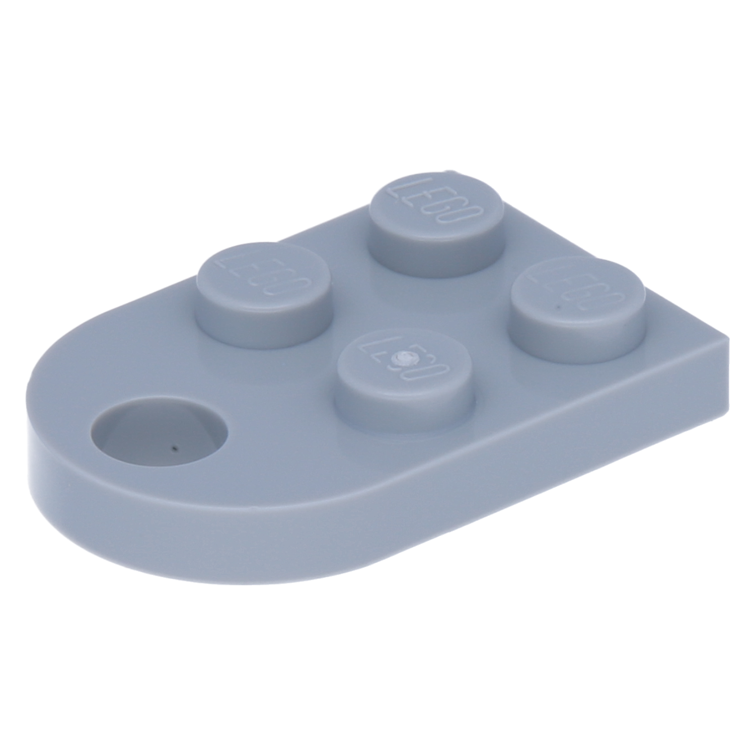 LEGO Plates (modified) - 2 x 3 rounded and one hole