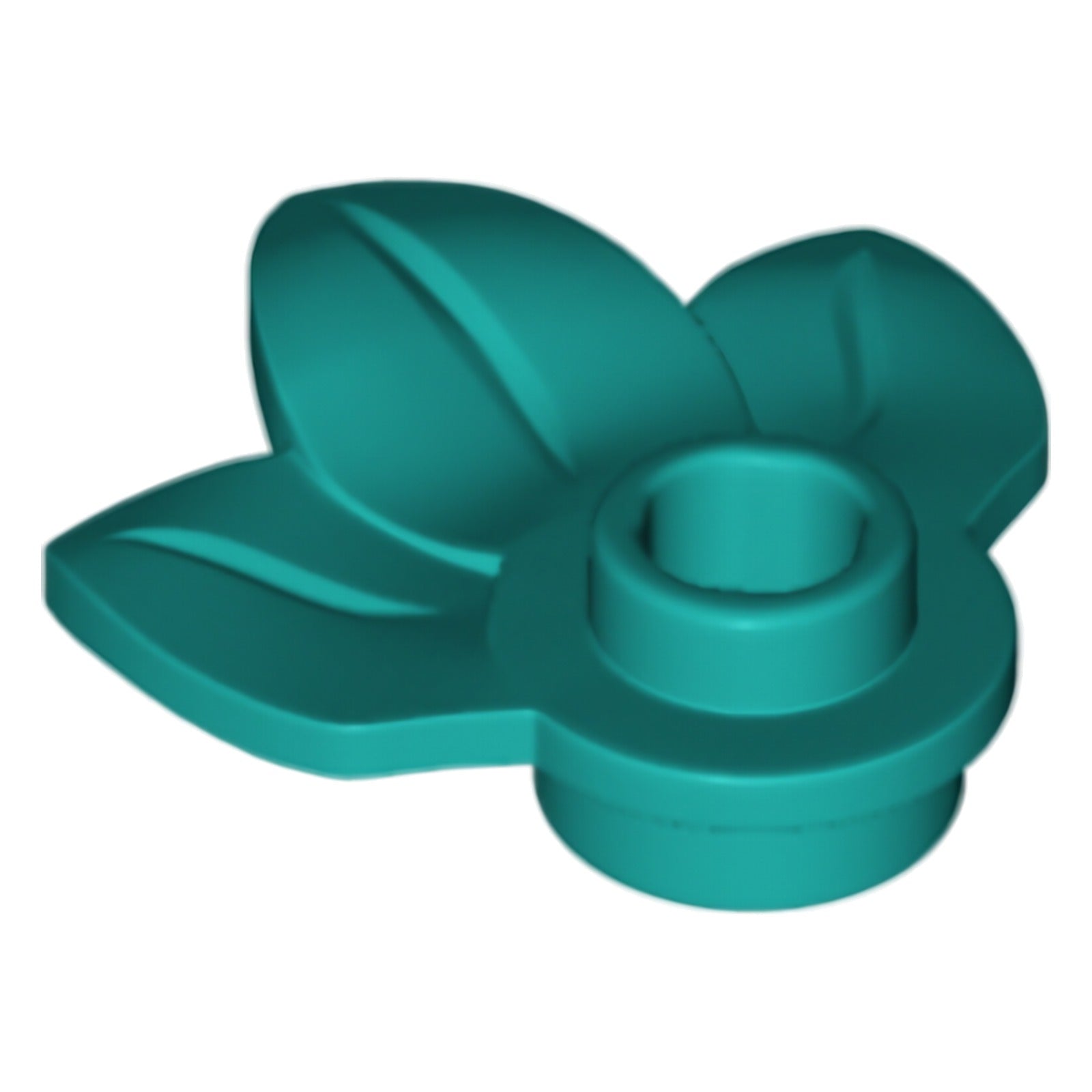 LEGO Pflanze Rundplatte 1 x 1 mit 3 Blätter (32607) – Farbe wählbar – 24 Farben