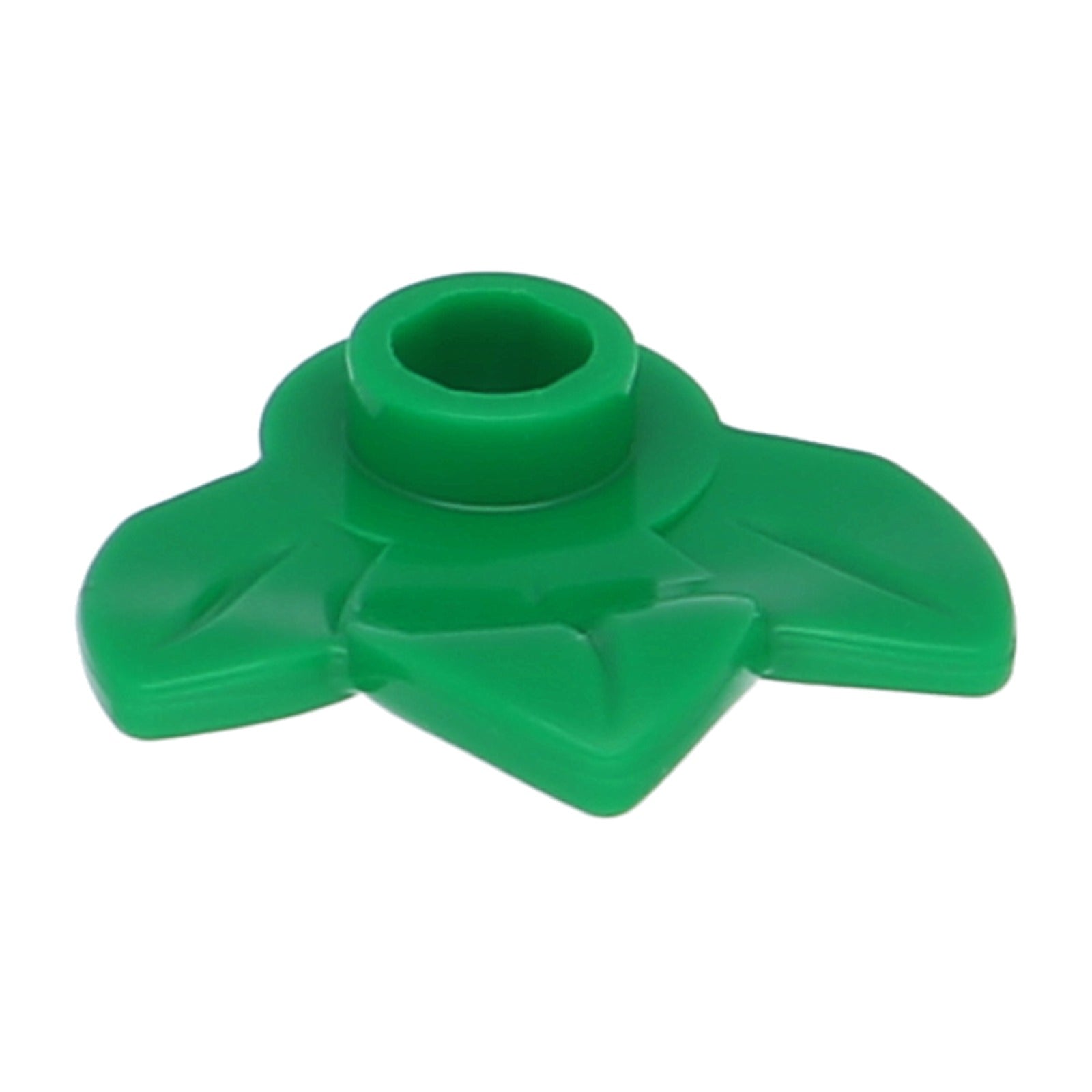 LEGO Pflanze Rundplatte 1 x 1 mit 3 Blätter (32607) – Farbe wählbar – 24 Farben