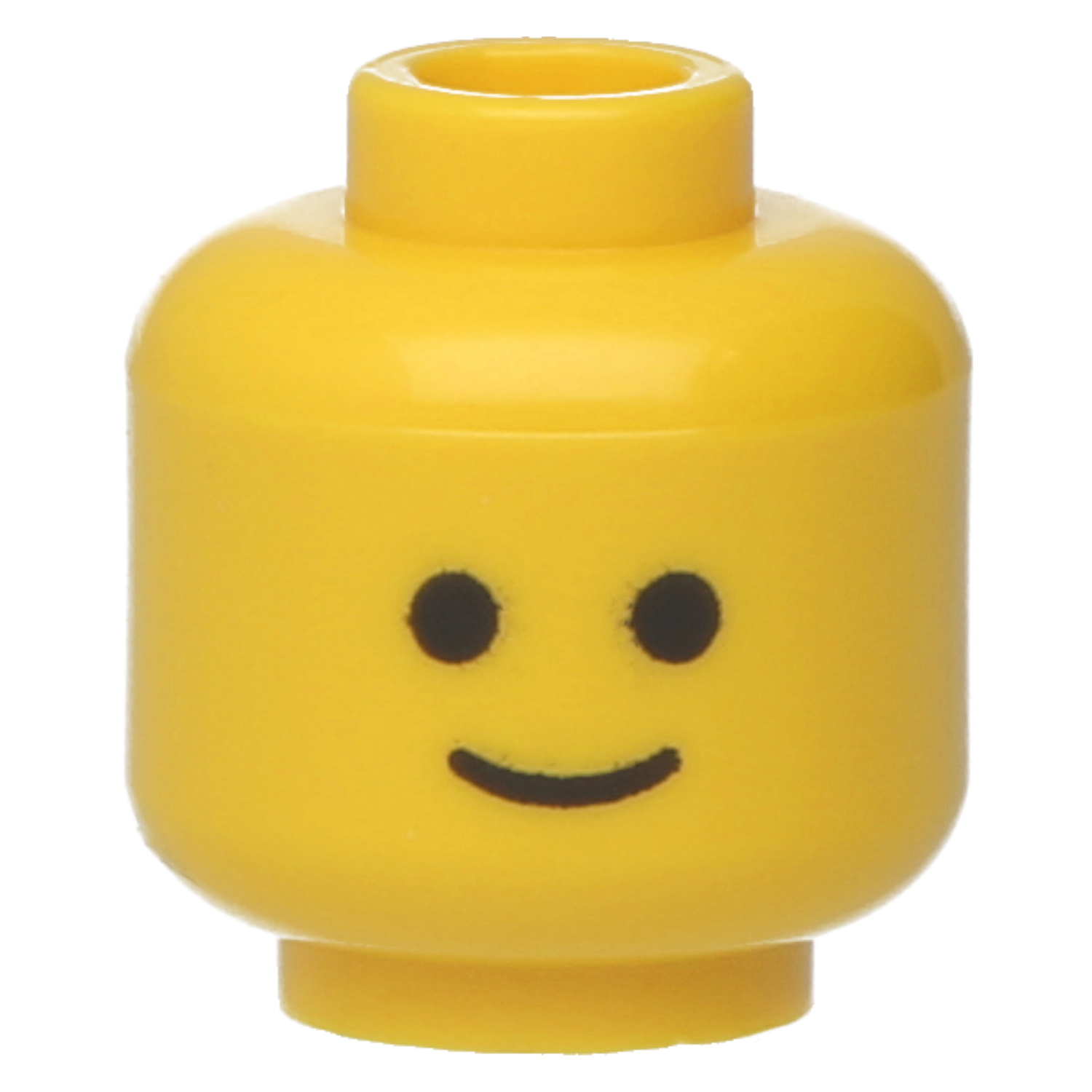 LEGO Minifigure Heads (Other) - Standard smile with open nub