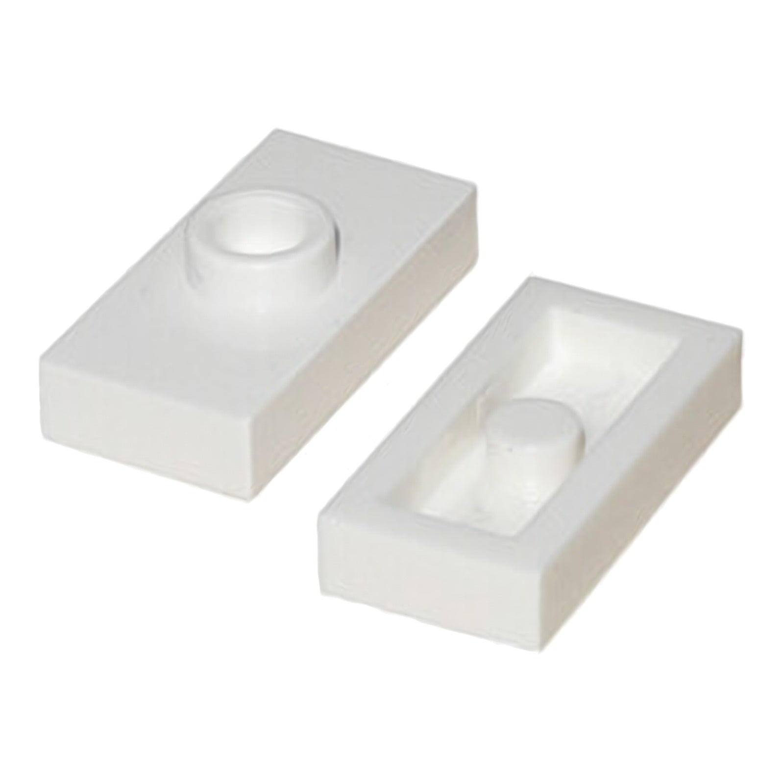 LEGO Platte modifiziert 1 x 2 mit 1 Noppe ohne Nut (Jumper) (3794a)