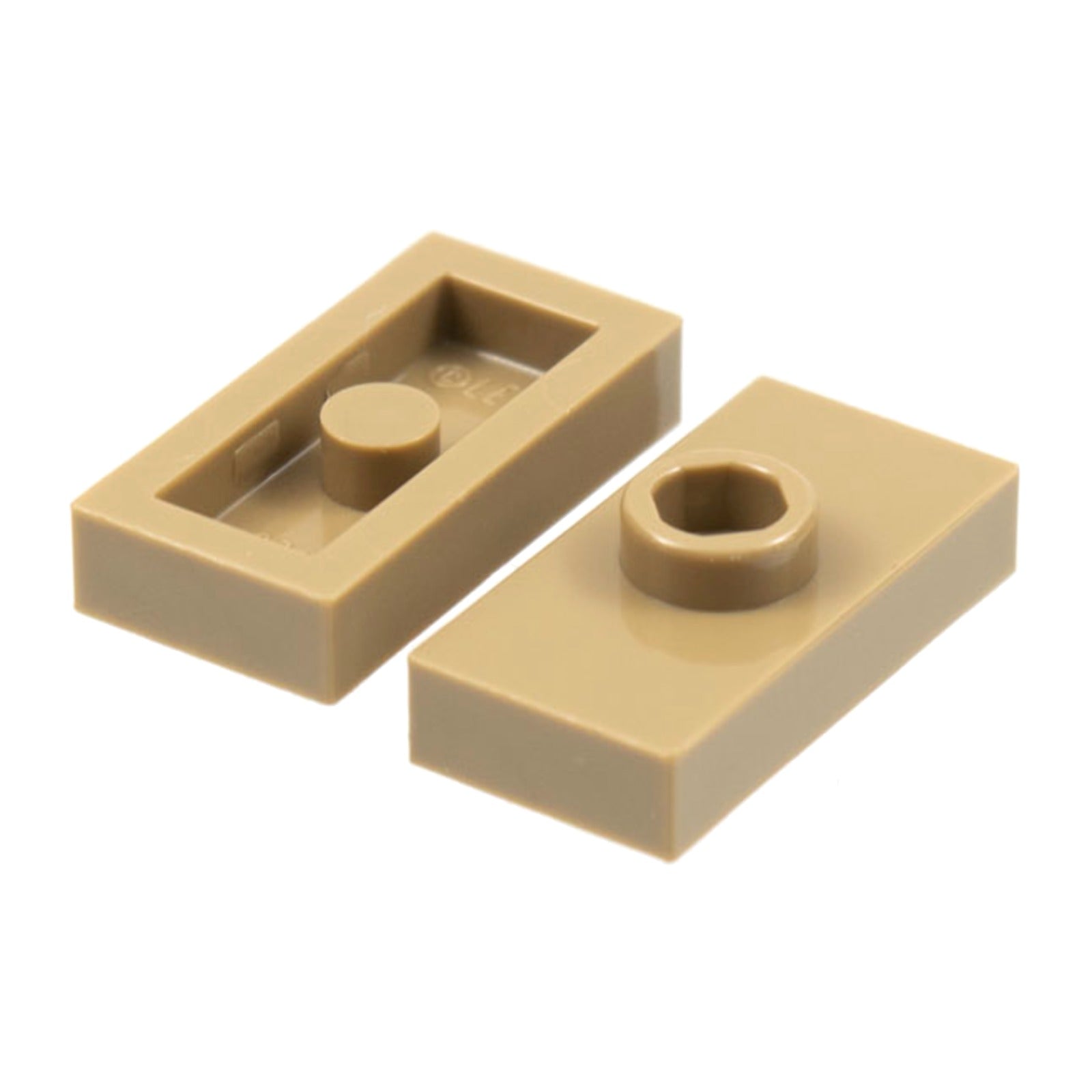 LEGO Platte modifiziert 1 x 2 mit 1 Noppe ohne Nut (Jumper) (3794a)