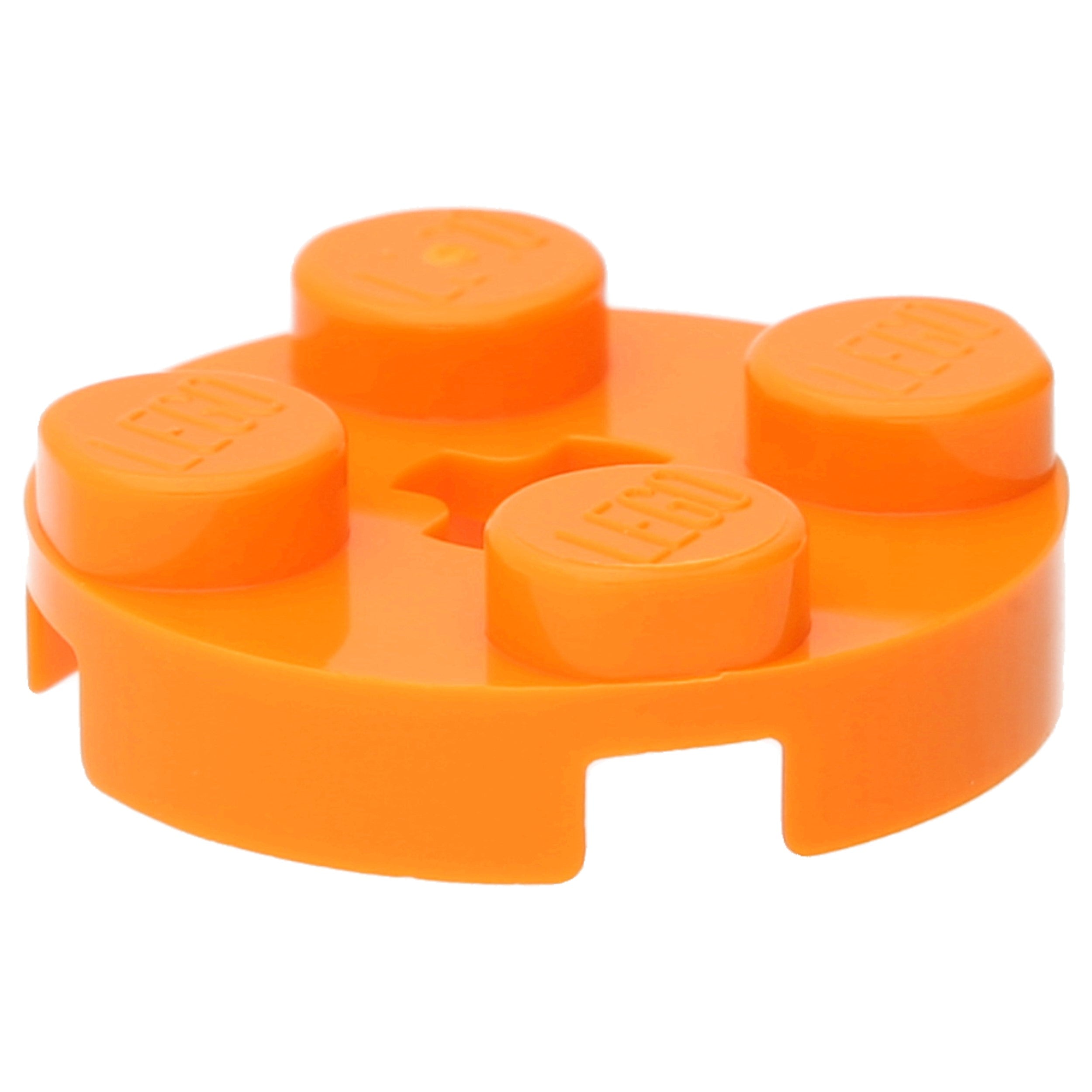 LEGO Plates (modified) - 2 x 2 with "+" axle hole (round)